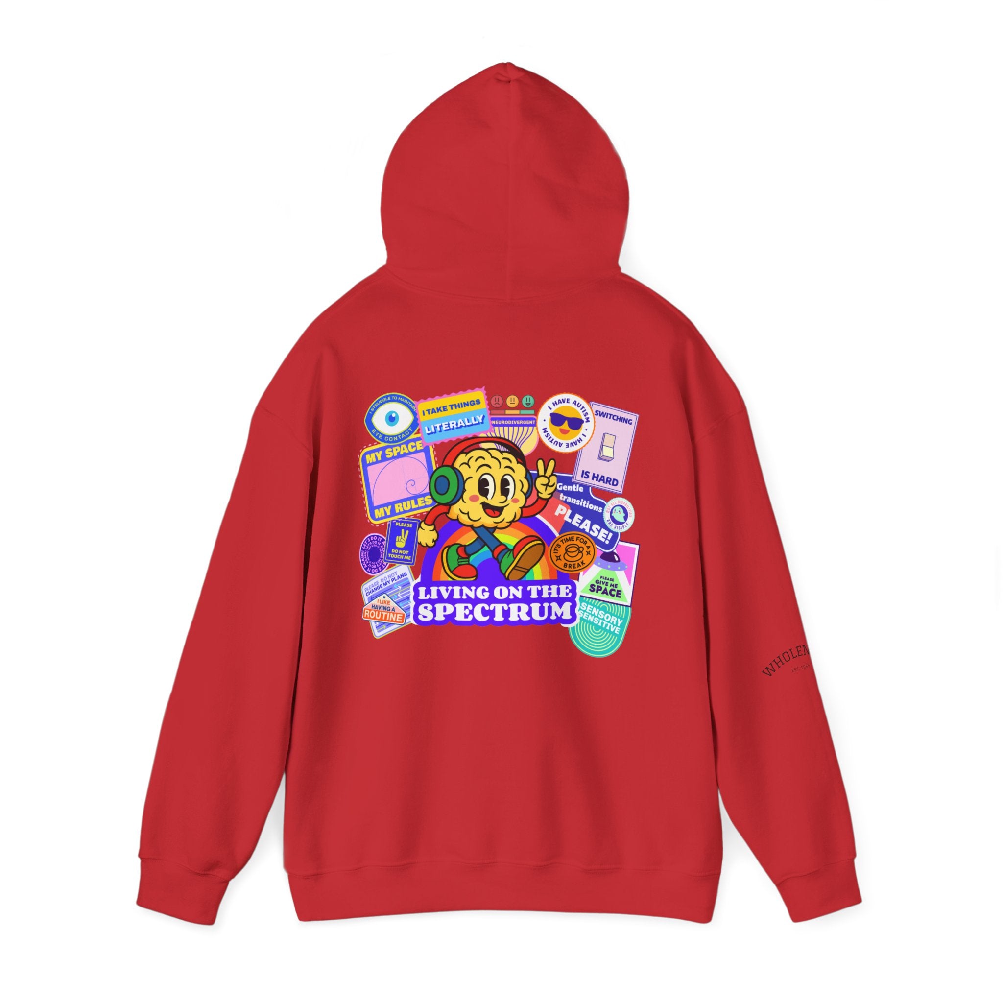 SPARK Wired Differently Hoodie | Living On The Spectrum Pride Sweatshirt