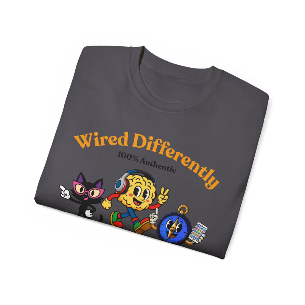 Wired Differently Group Tee | SPARK LUNA TRU Neurodivergent Pride Shirt