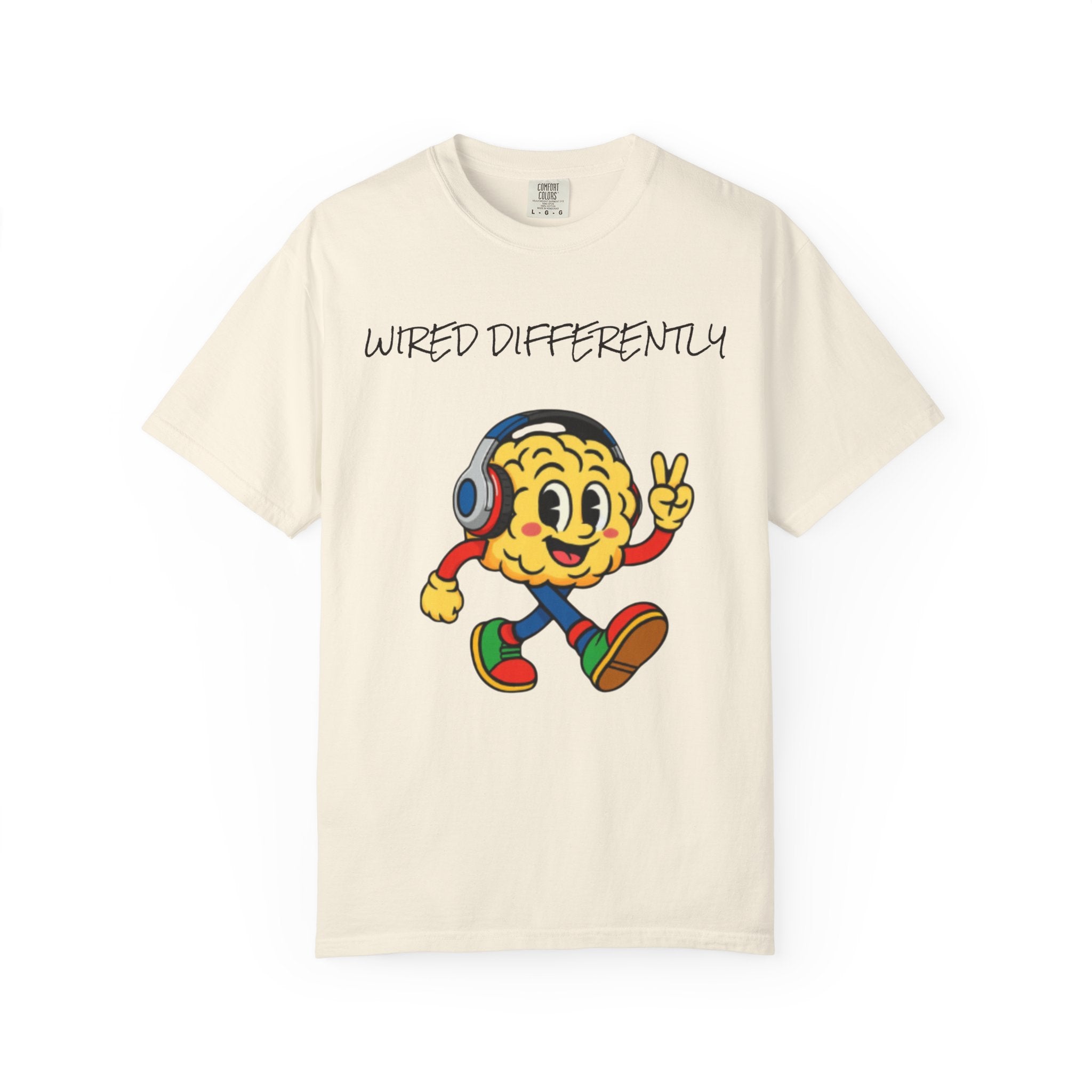 Wired Differently Shirt | SPARK the Mascot Tee | Pride Comfort Colors Unisex