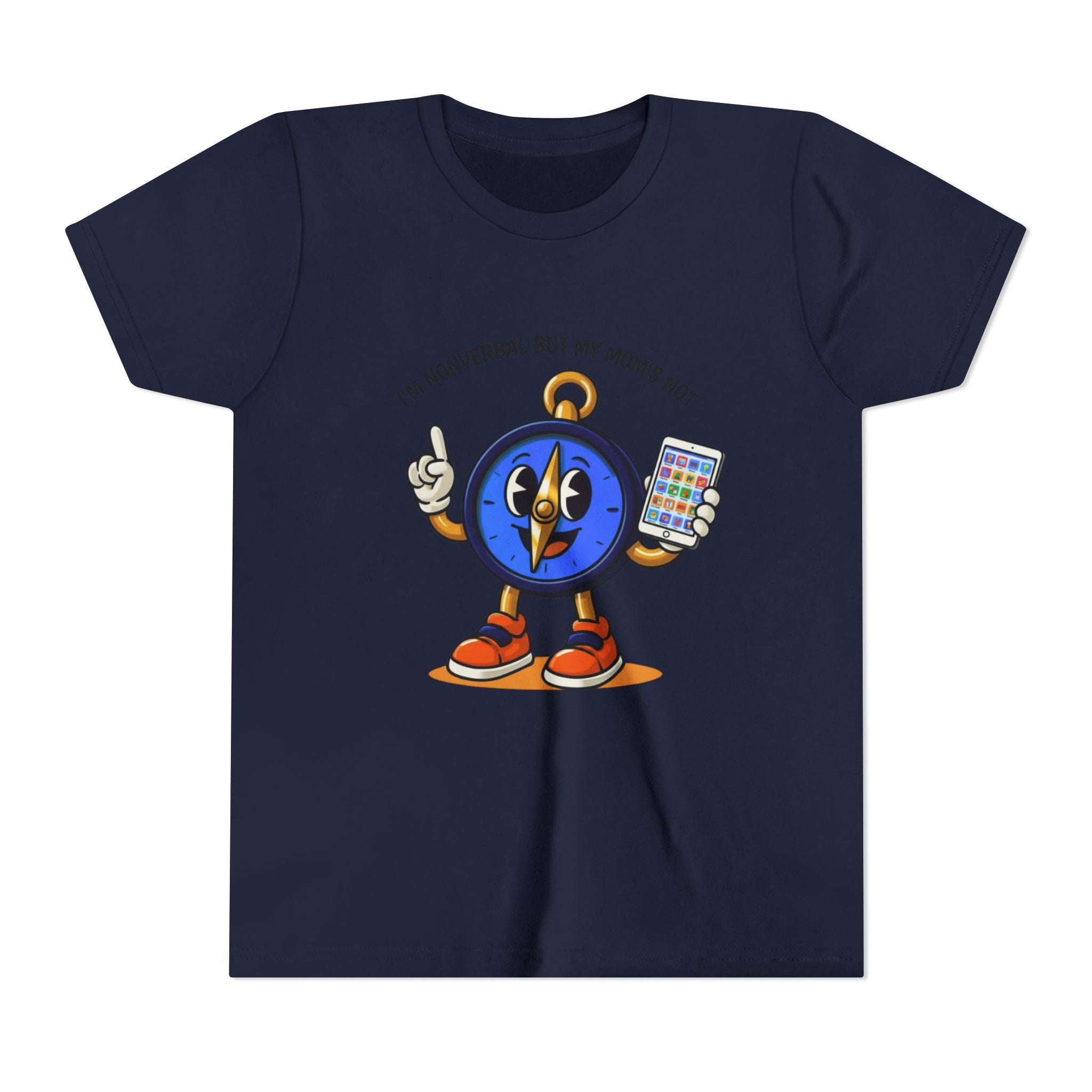 TRU Wired Differently Kids Shirt | I'm Nonverbal But My Mom's Not Tagless Tee