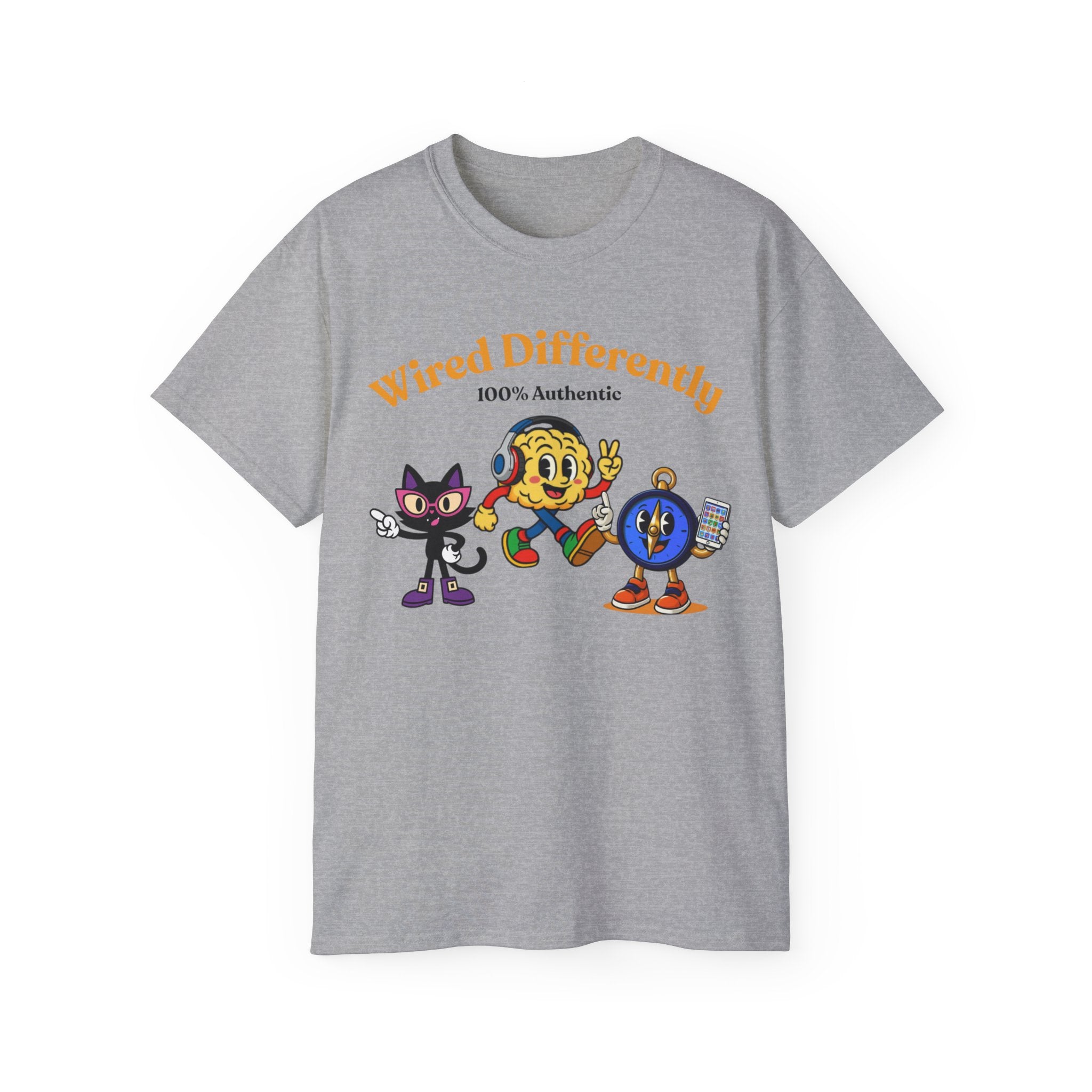 Wired Differently Group Tee | SPARK LUNA TRU Neurodivergent Pride Shirt
