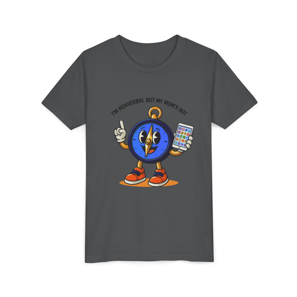 TRU Wired Differently Kids Shirt | I'm Nonverbal But My Mom's Not Tagless Tee