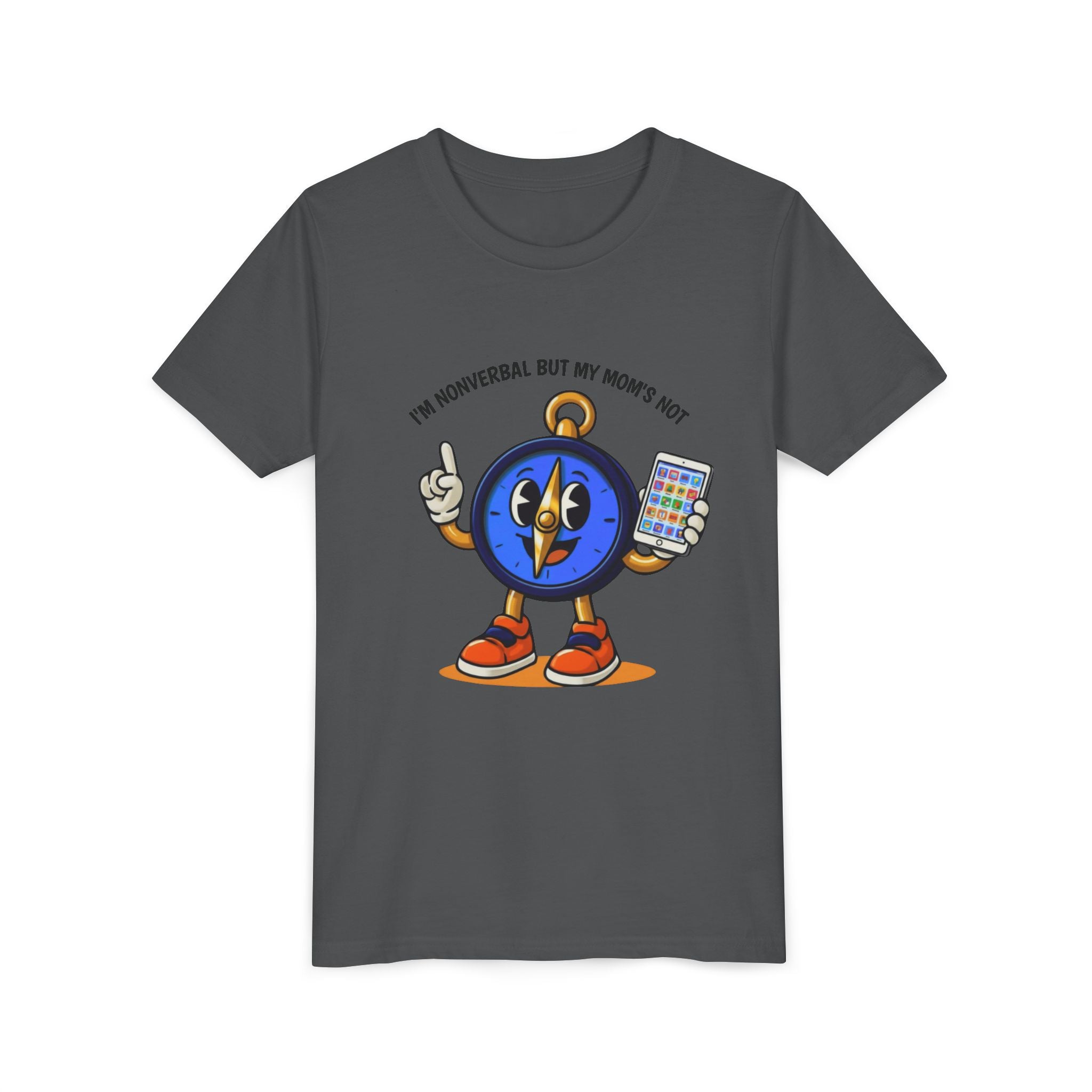 TRU Wired Differently Kids Shirt | I'm Nonverbal But My Mom's Not Tagless Tee