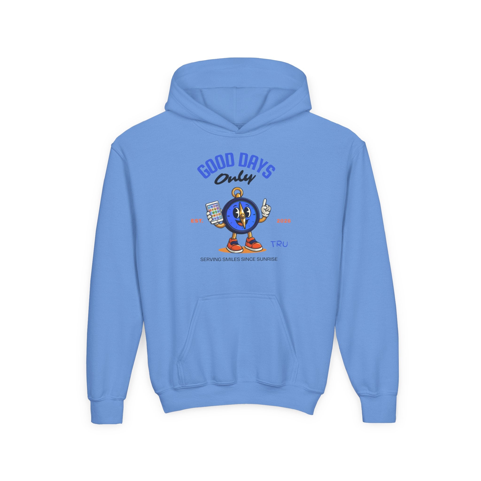 TRU Wired Differently Youth Hoodie | Good Days Only AAC Communication Sweatshirt