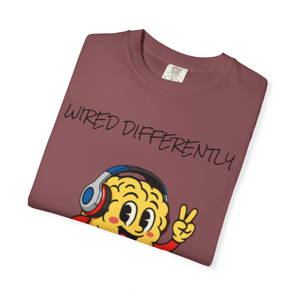 Wired Differently Shirt | SPARK the Mascot Tee | Pride Comfort Colors Unisex