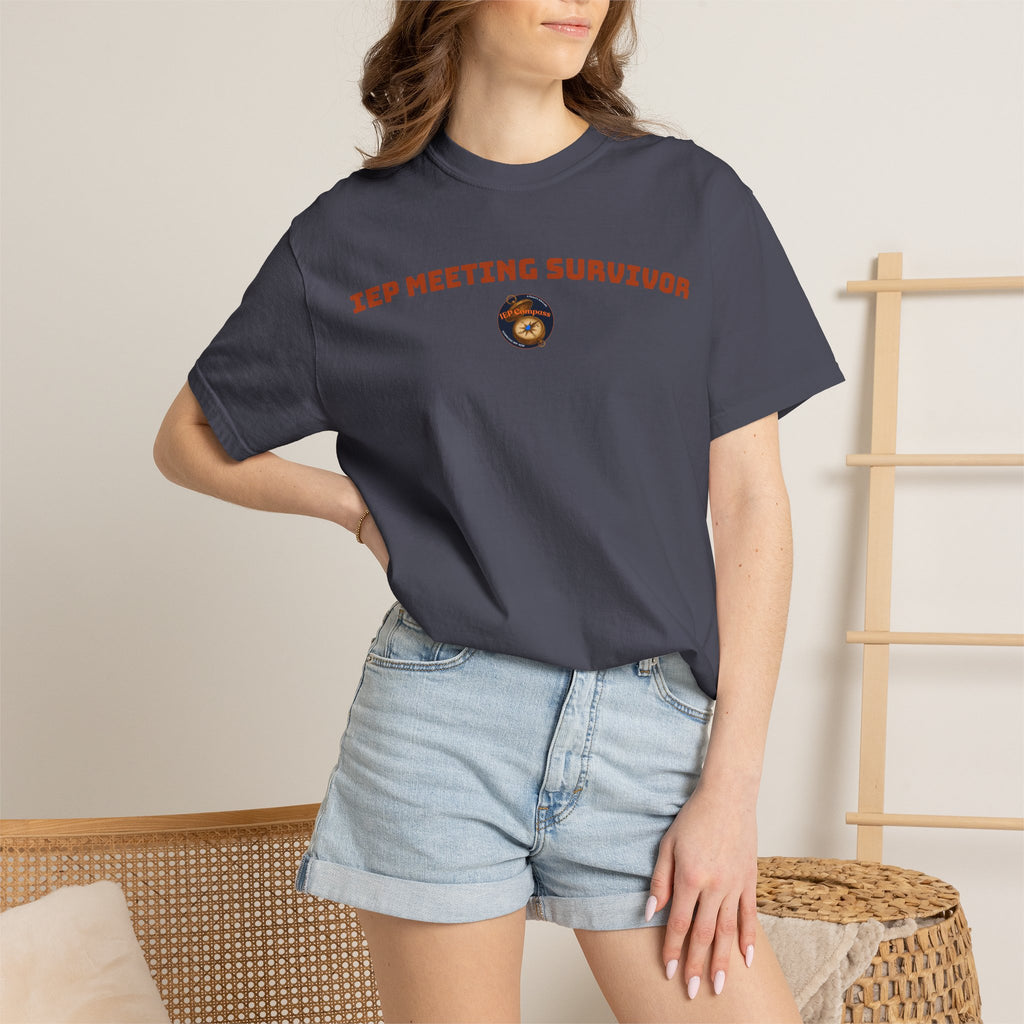 IEP Meeting Survivor Shirt | Funny Special Education Parent Comfort Colors Tee