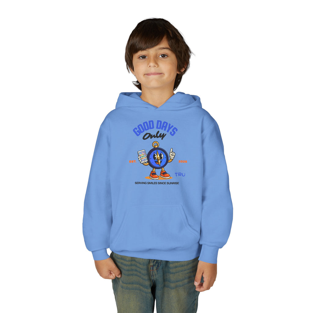 TRU Wired Differently Youth Hoodie | Good Days Only AAC Communication Sweatshirt