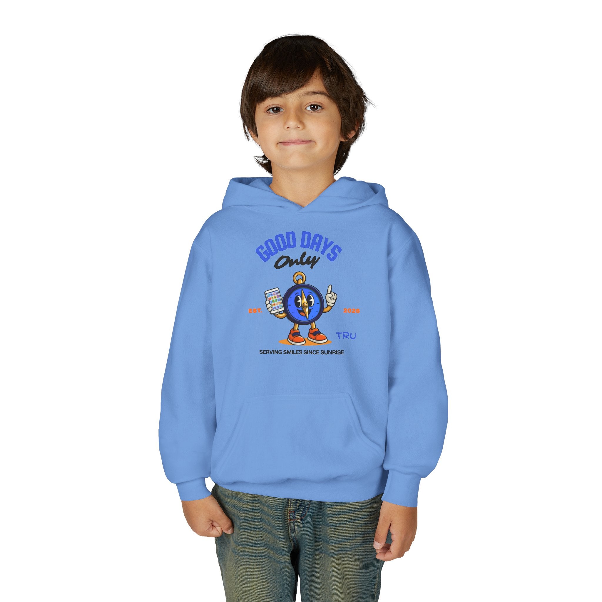 TRU Wired Differently Youth Hoodie | Good Days Only AAC Communication Sweatshirt