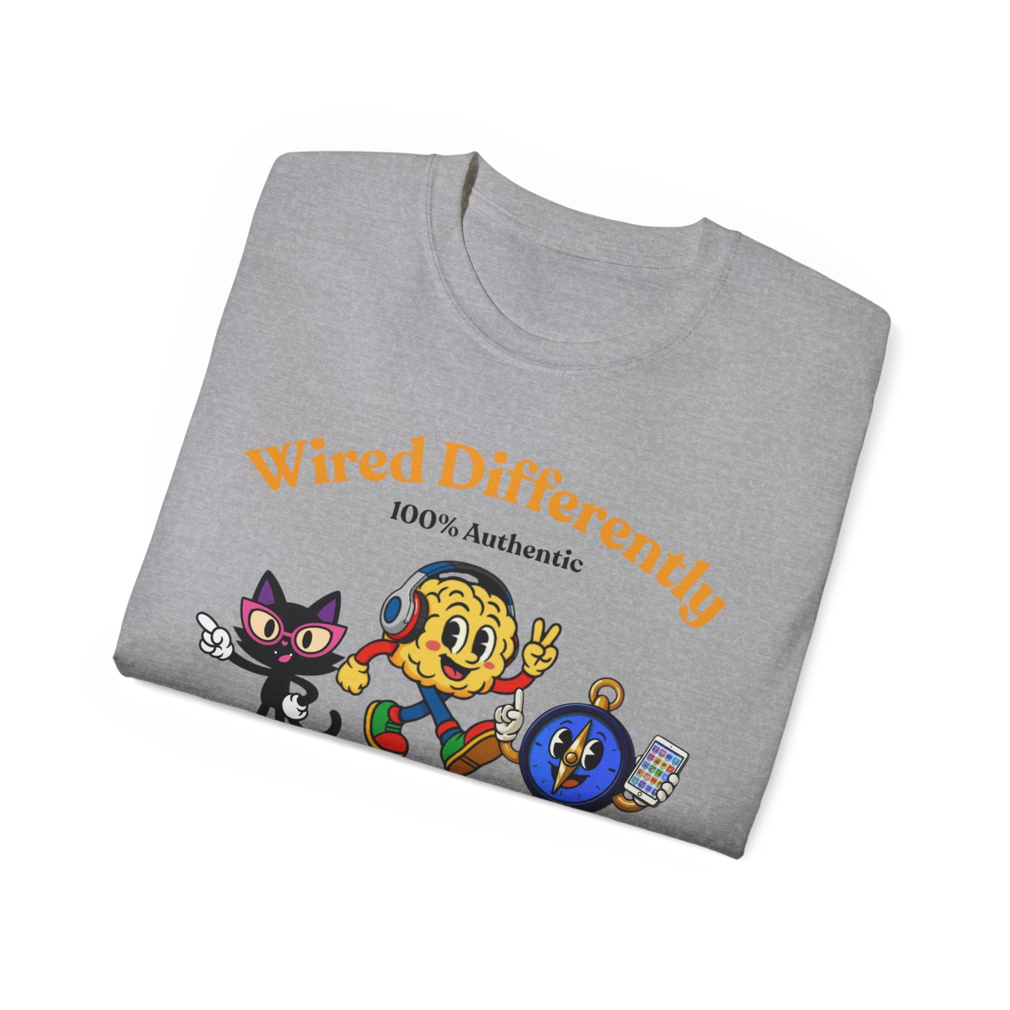 Wired Differently Group Tee | SPARK LUNA TRU Neurodivergent Pride Shirt