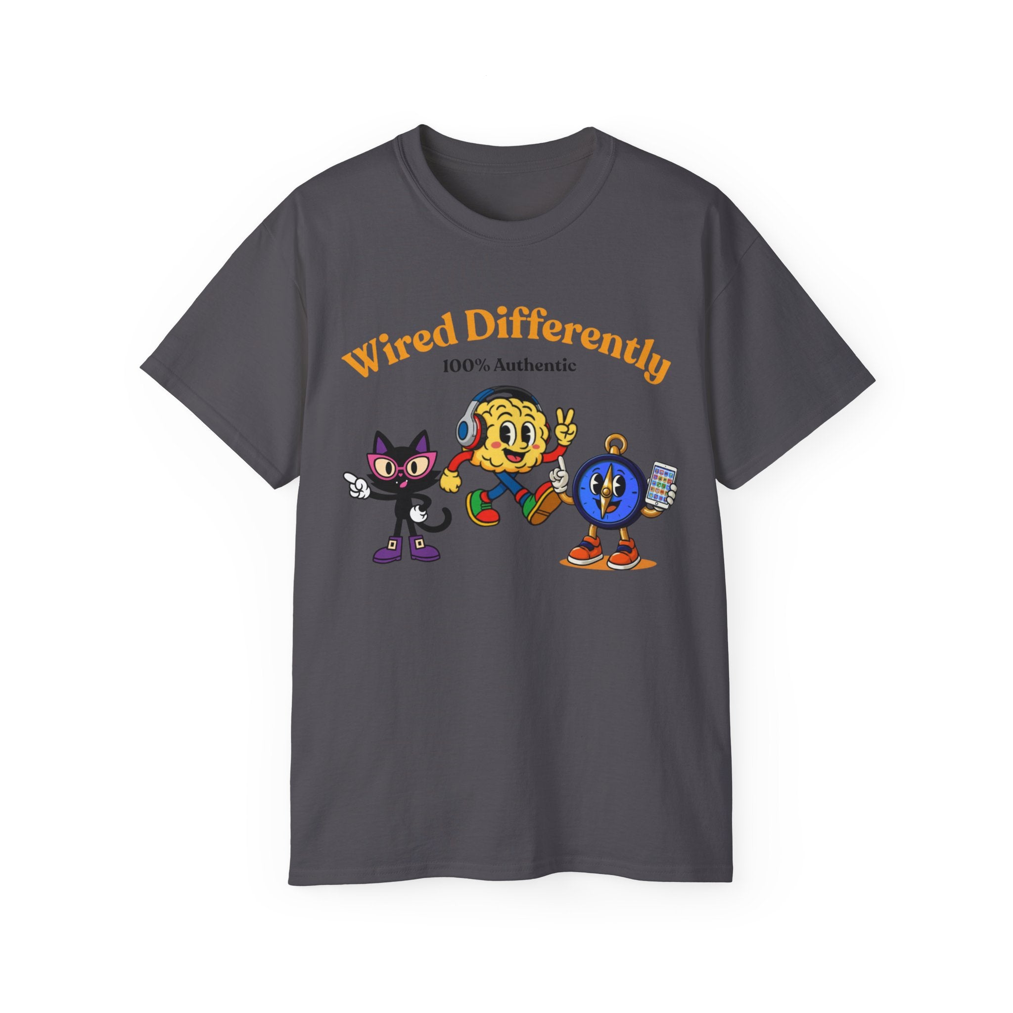 Wired Differently Group Tee | SPARK LUNA TRU Neurodivergent Pride Shirt