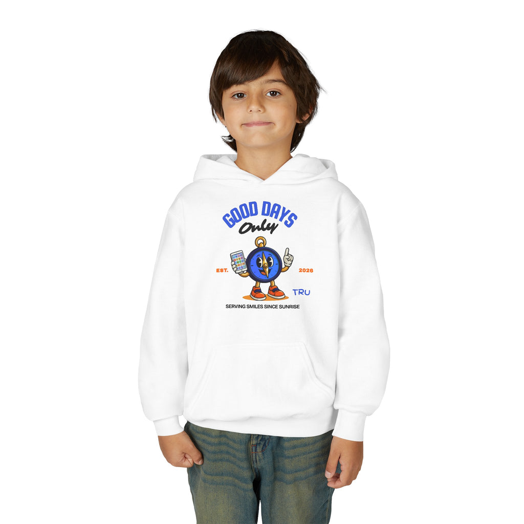 TRU Wired Differently Youth Hoodie | Good Days Only AAC Communication Sweatshirt