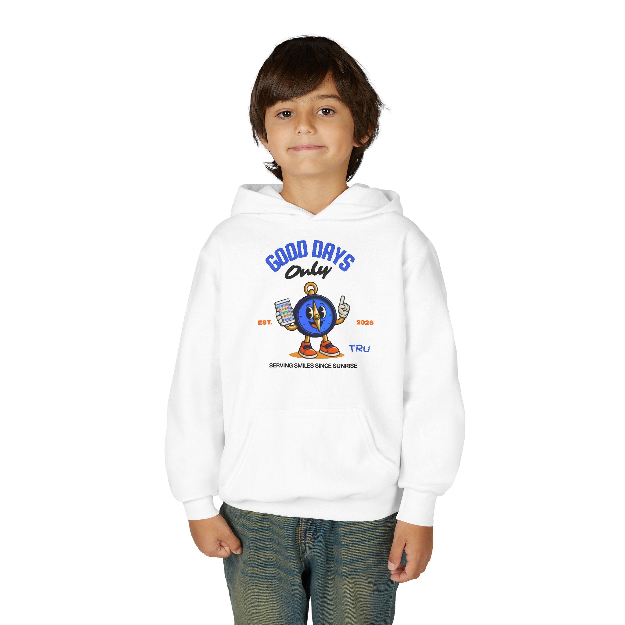 TRU Wired Differently Youth Hoodie | Good Days Only AAC Communication Sweatshirt