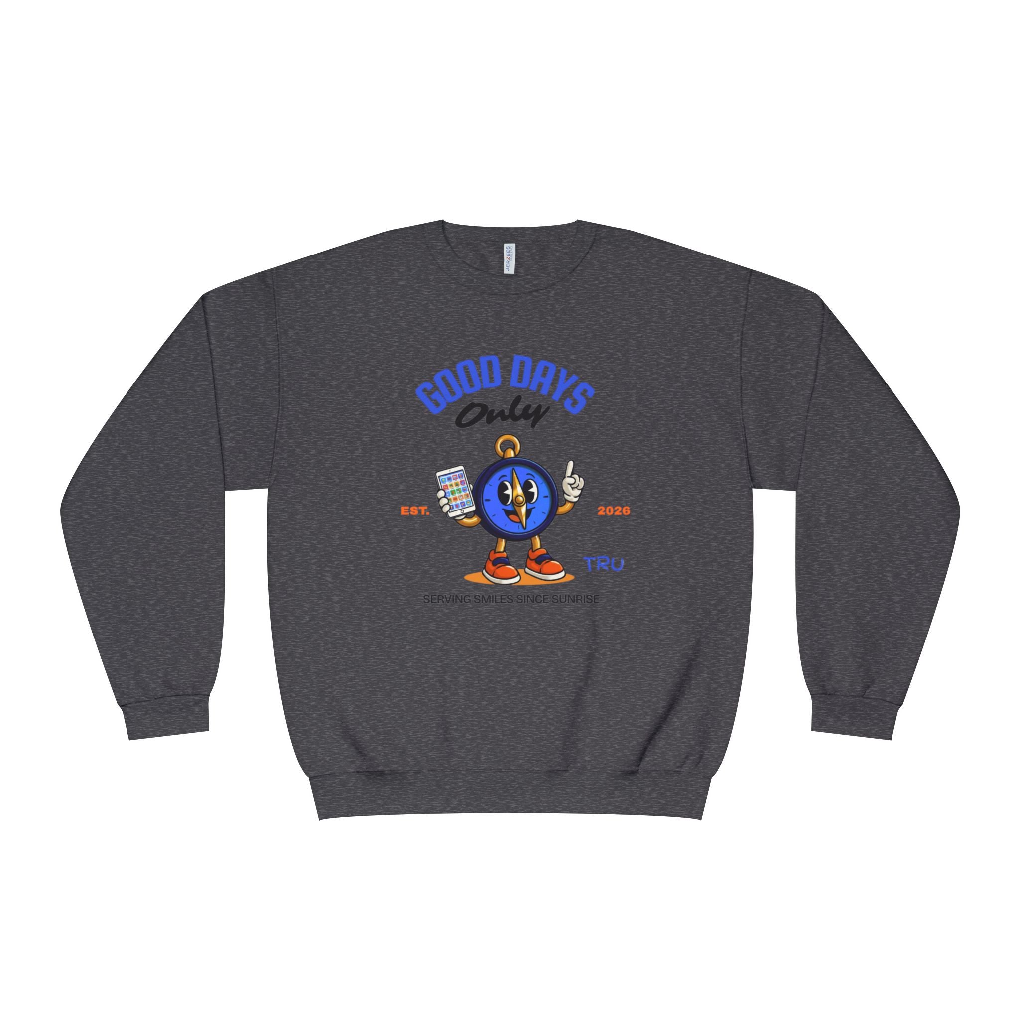 TRU Wired Differently Crewneck Sweatshirt | Good Days Only AAC Communication Design