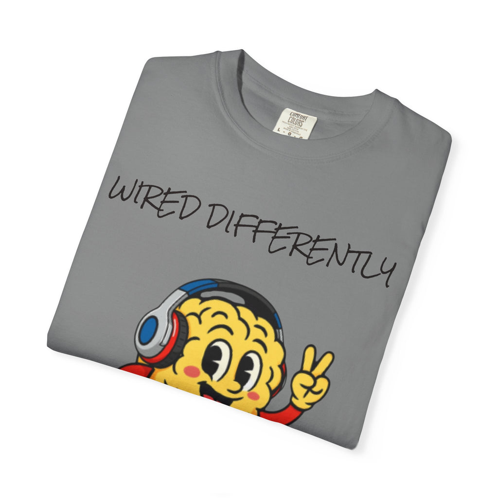 Wired Differently Shirt | SPARK the Mascot Tee | Pride Comfort Colors Unisex