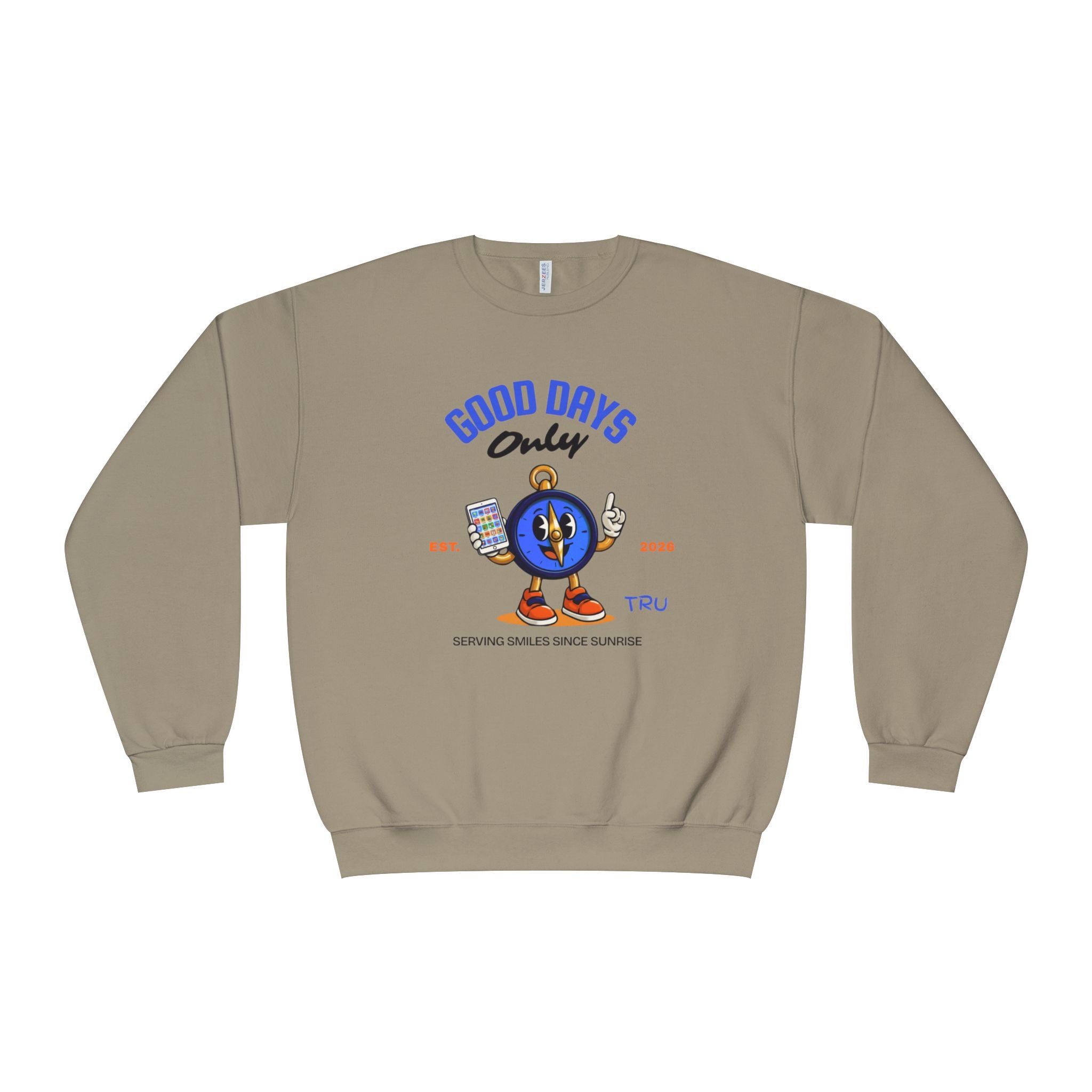 TRU Wired Differently Crewneck Sweatshirt | Good Days Only AAC Communication Design