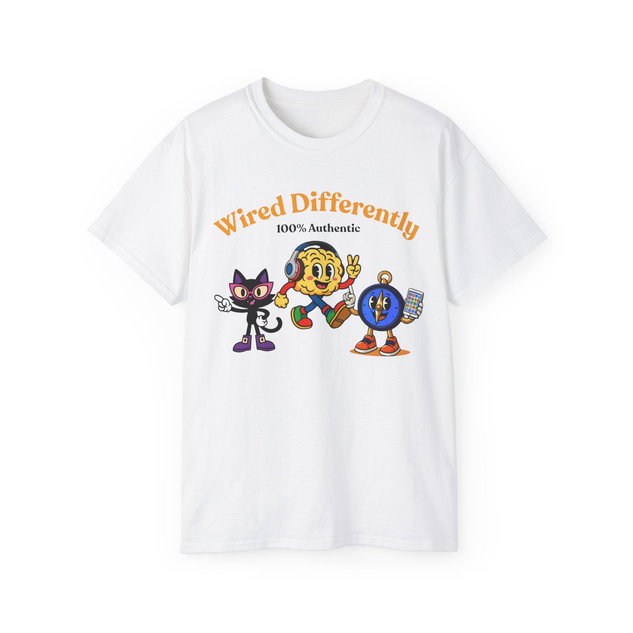 Wired Differently Group Tee | SPARK LUNA TRU Neurodivergent Pride Shirt