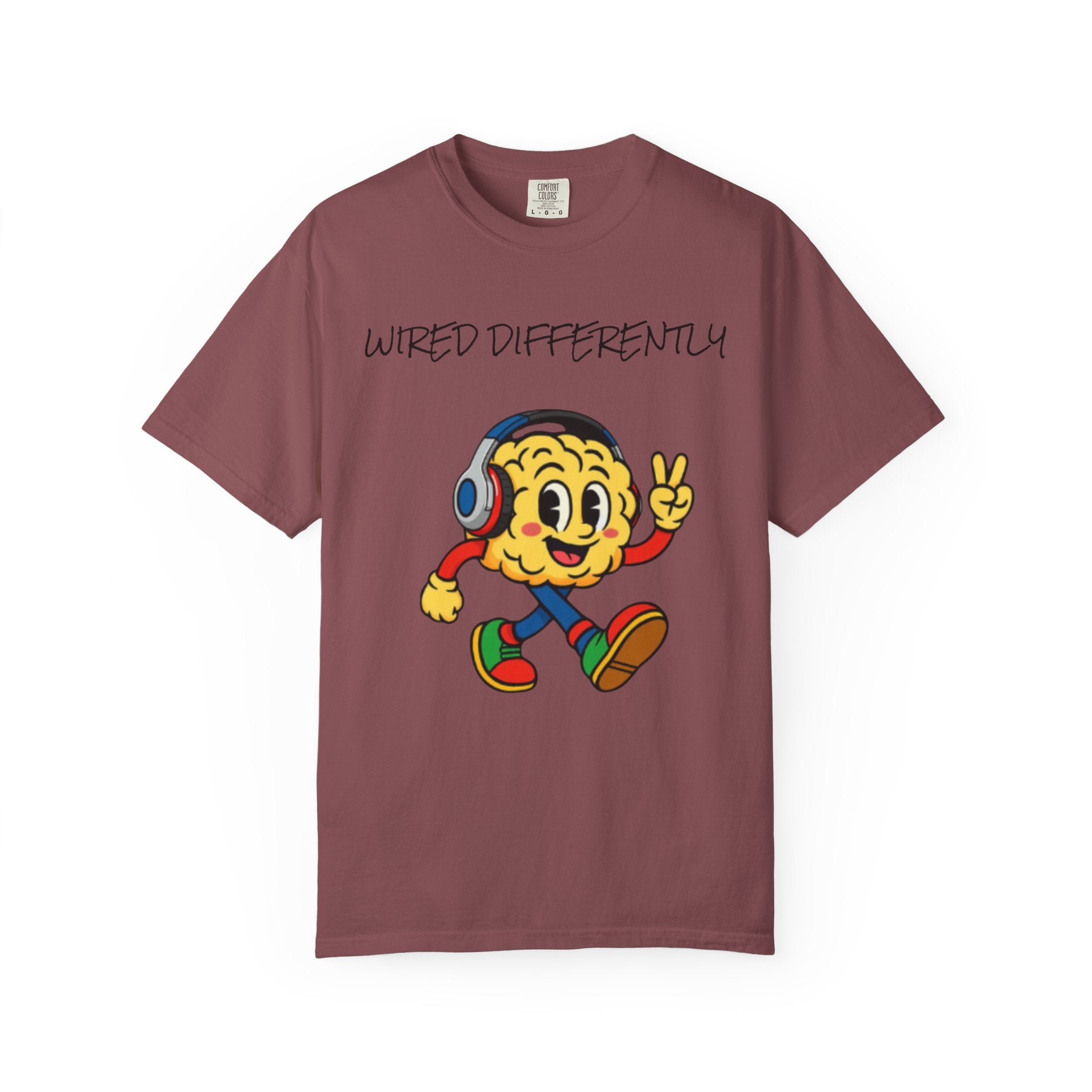 Wired Differently Shirt | SPARK the Mascot Tee | Pride Comfort Colors Unisex