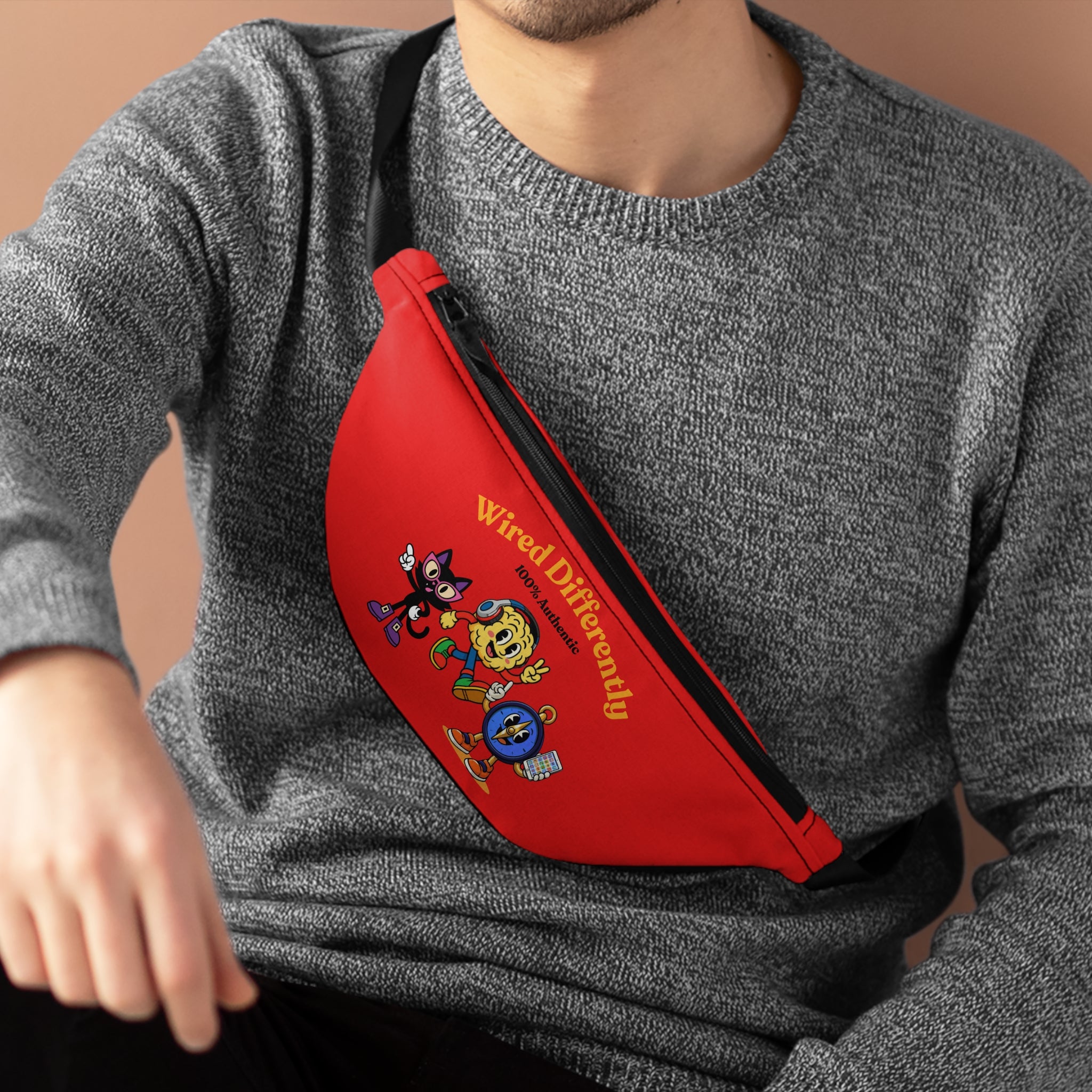 Wired Differently Fanny Pack - 100% Authentic Neurodiversity Waist Bag