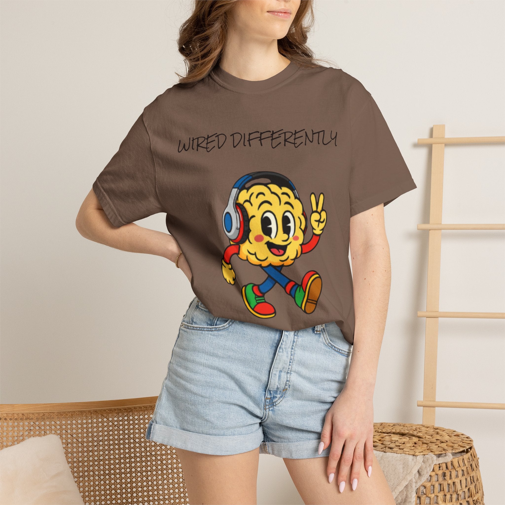 Wired Differently Shirt | SPARK the Mascot Tee | Pride Comfort Colors Unisex