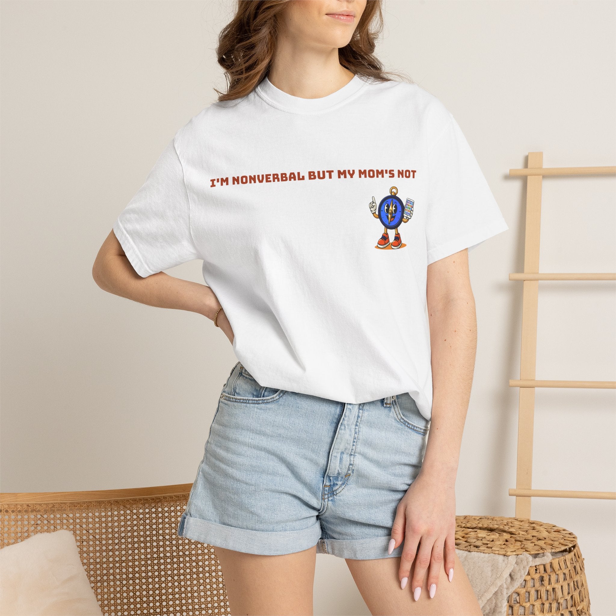 TRU Wired Differently Shirt | I'm Nonverbal But My Mom's Not Comfort Colors Tee