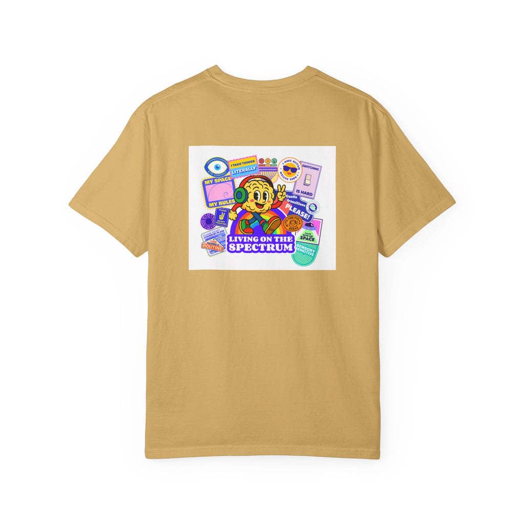 SPARK Wired Differently Shirt | Living On The Spectrum Pride Comfort Colors Tee