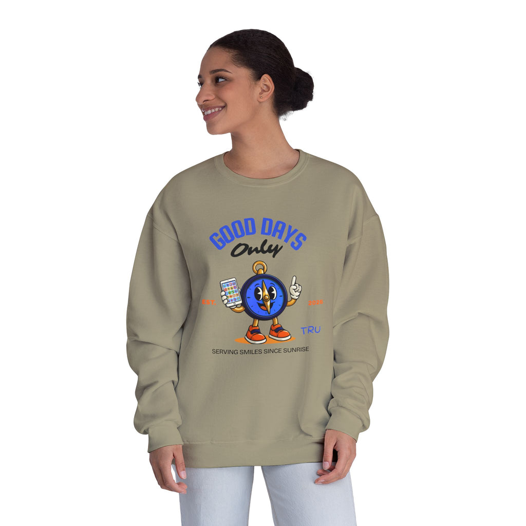 TRU Wired Differently Crewneck Sweatshirt | Good Days Only AAC Communication Design