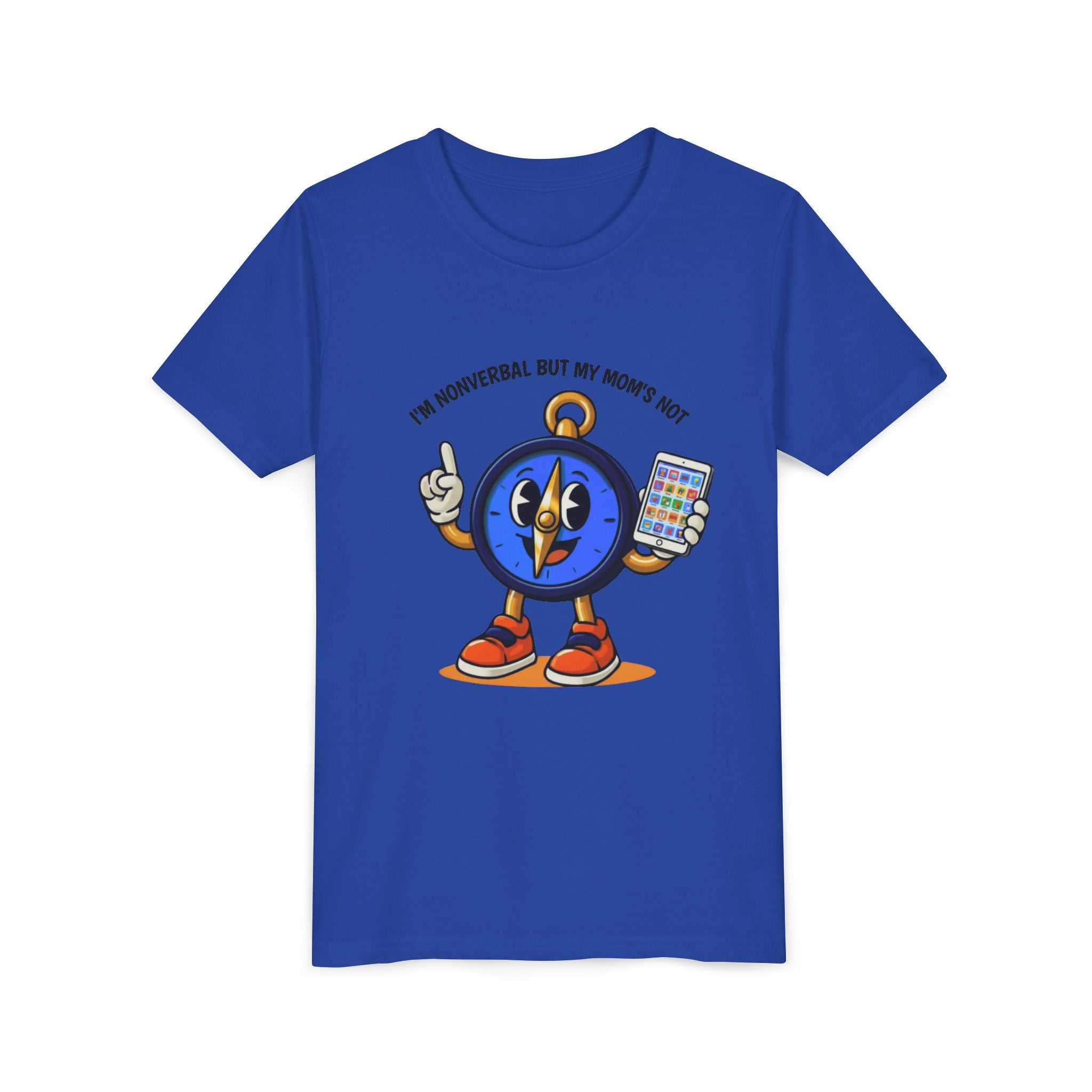 TRU Wired Differently Kids Shirt | I'm Nonverbal But My Mom's Not Tagless Tee