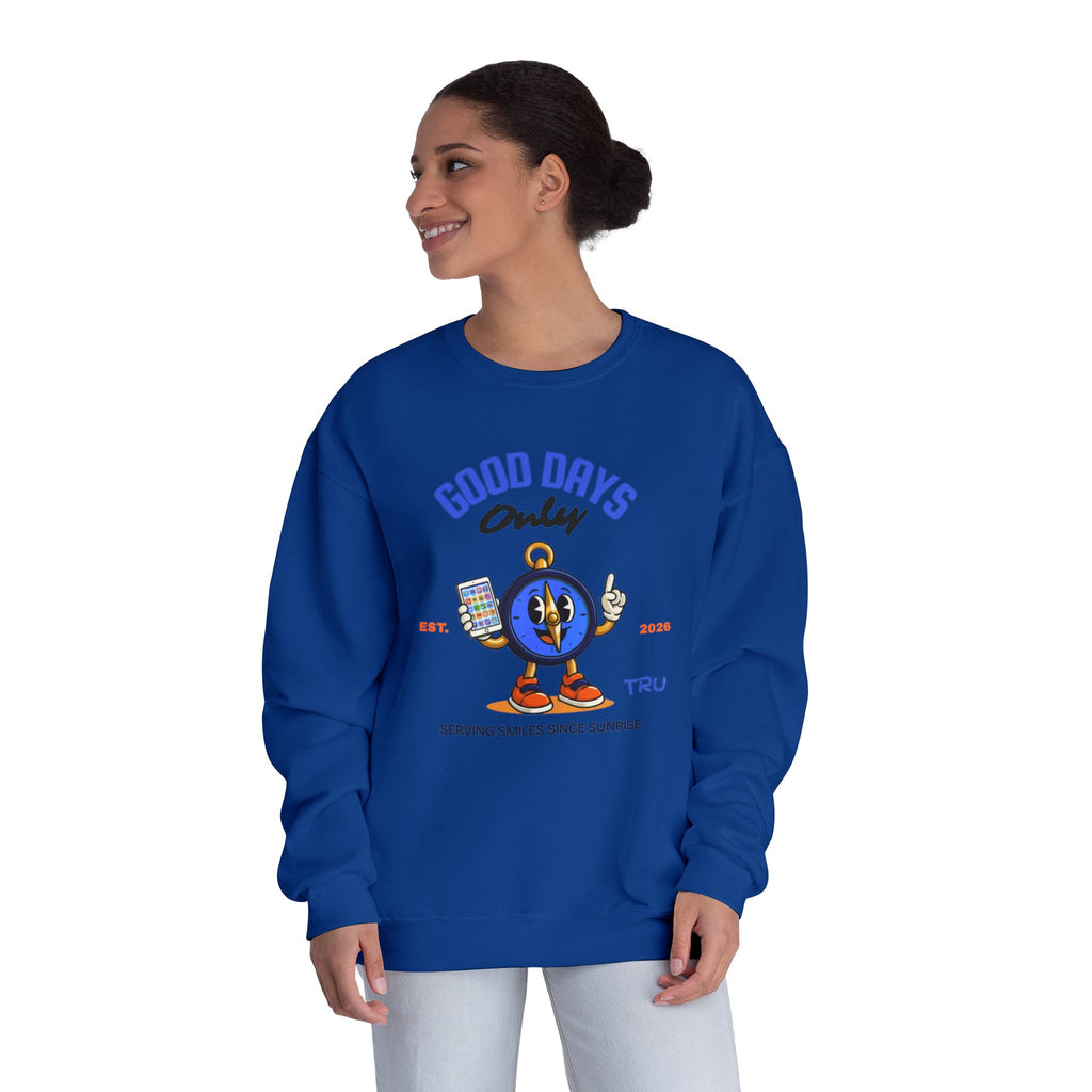 TRU Wired Differently Crewneck Sweatshirt | Good Days Only AAC Communication Design