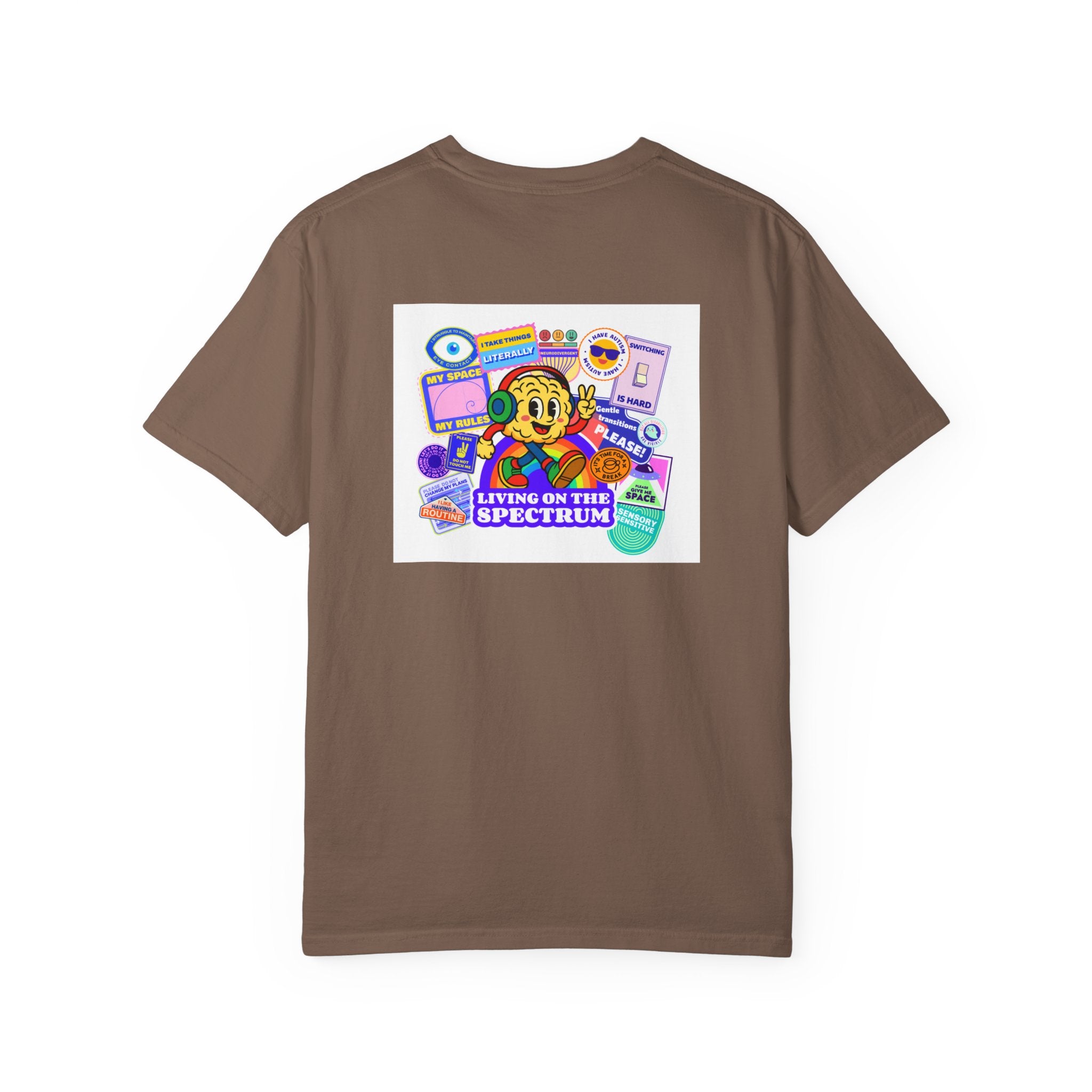 SPARK Wired Differently Shirt | Living On The Spectrum Pride Comfort Colors Tee