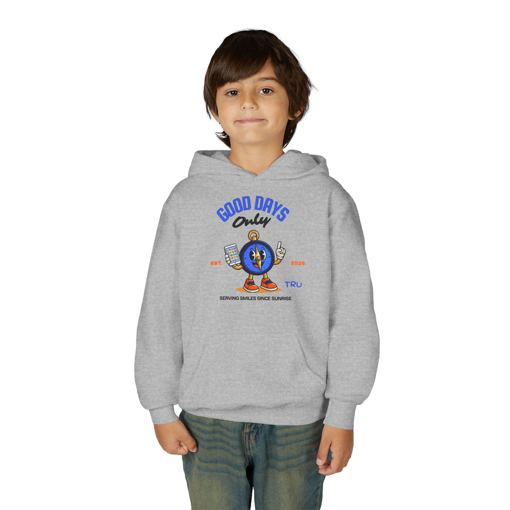 TRU Wired Differently Youth Hoodie | Good Days Only AAC Communication Sweatshirt