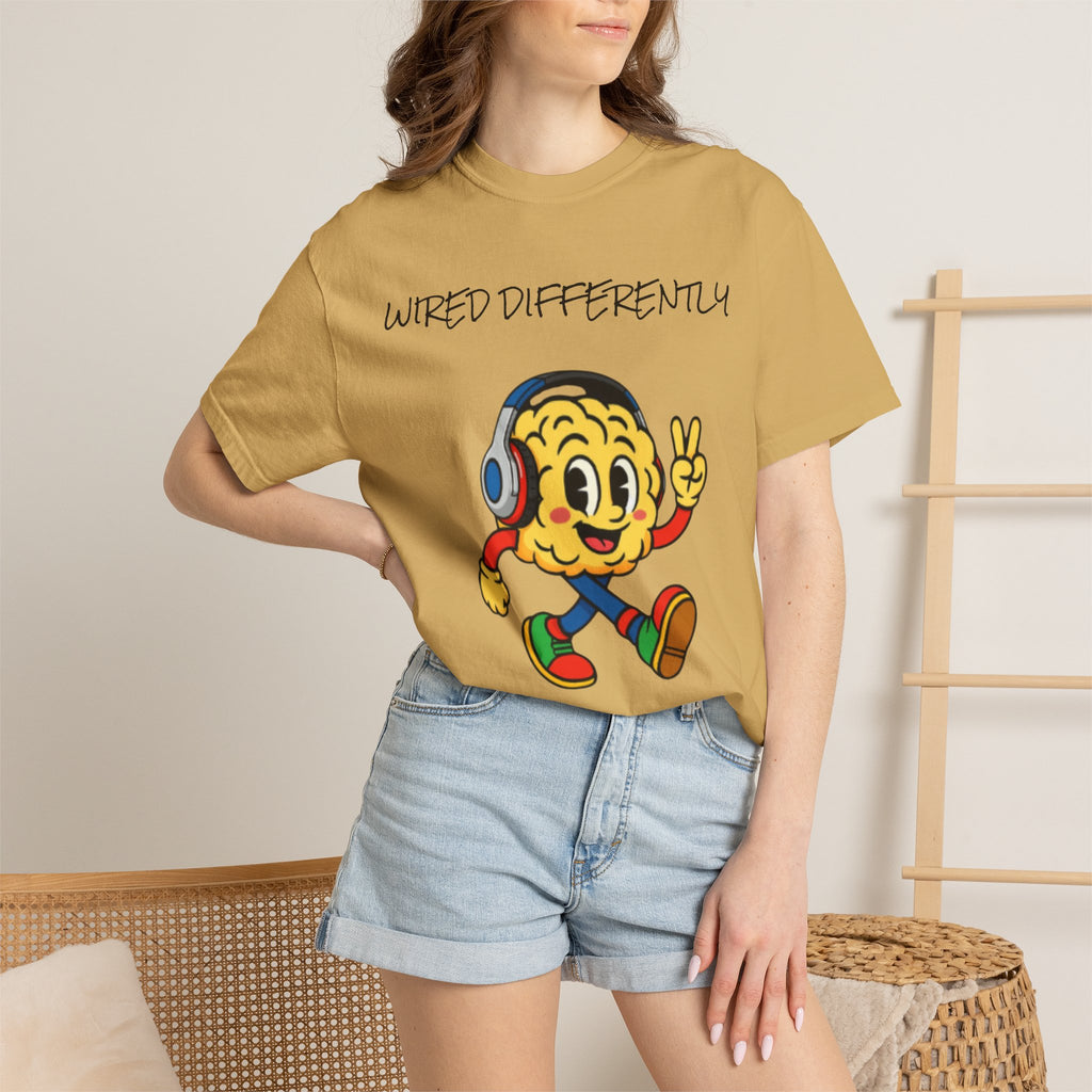 Wired Differently Shirt | SPARK the Mascot Tee | Pride Comfort Colors Unisex