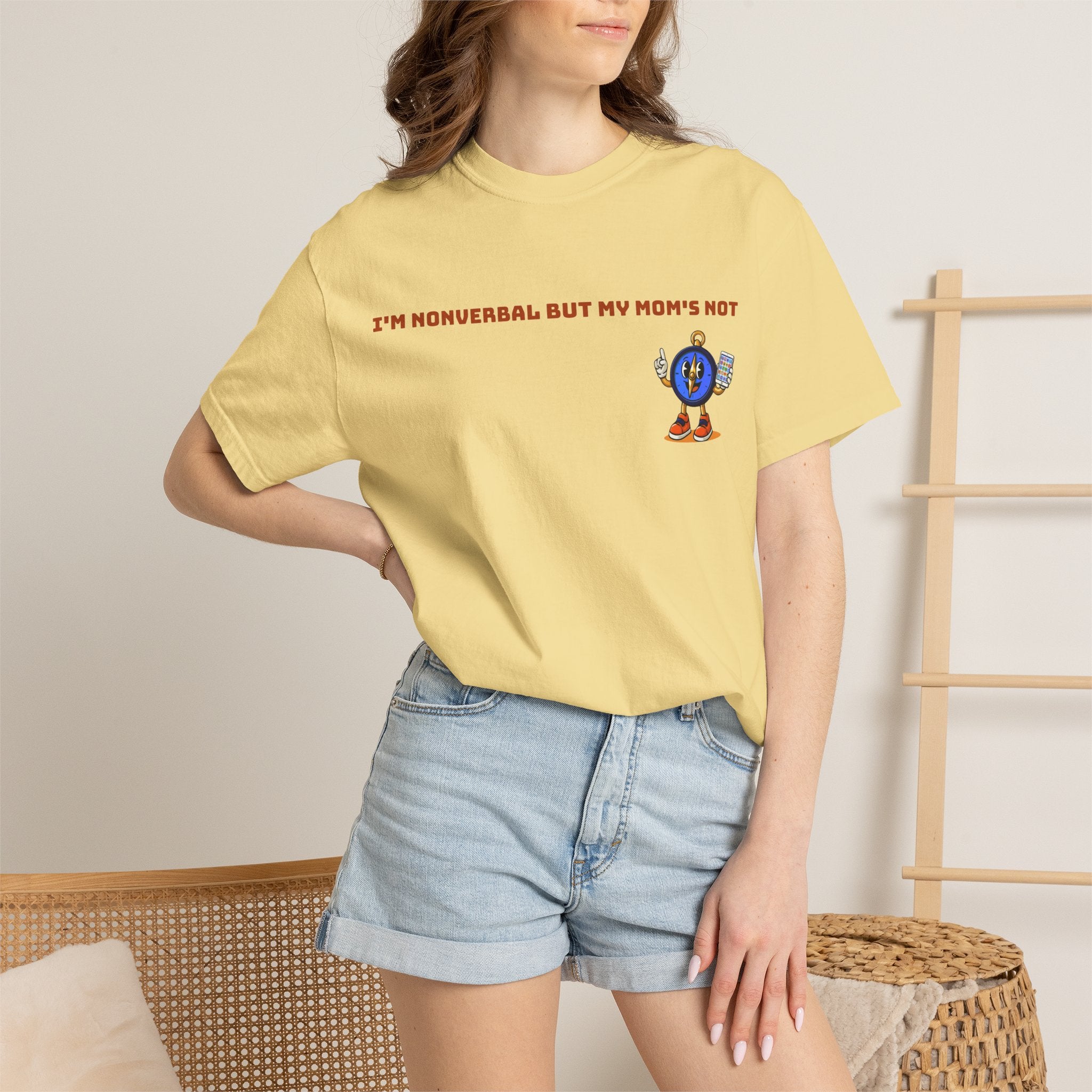 TRU Wired Differently Shirt | I'm Nonverbal But My Mom's Not Comfort Colors Tee