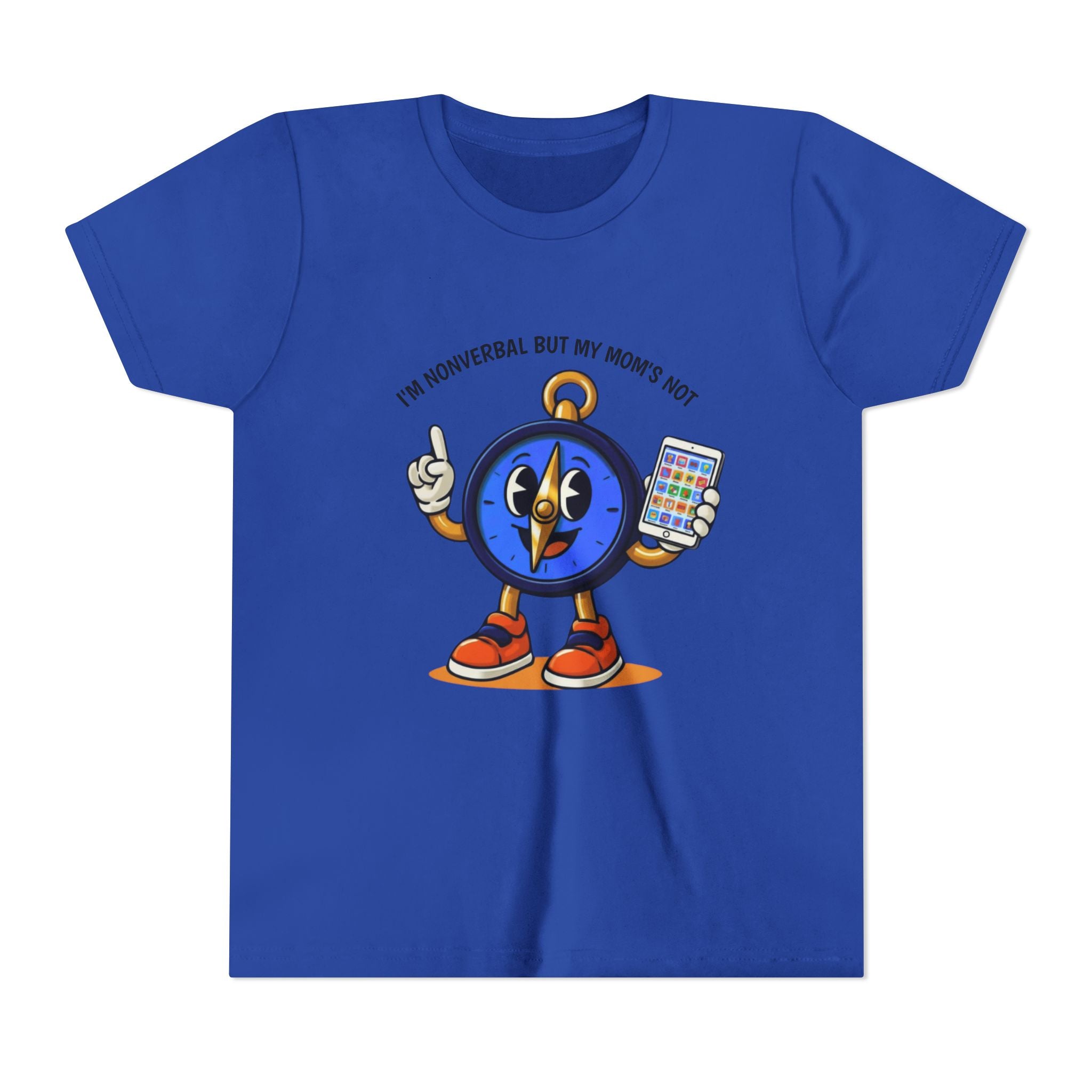 TRU Wired Differently Kids Shirt | I'm Nonverbal But My Mom's Not Tagless Tee
