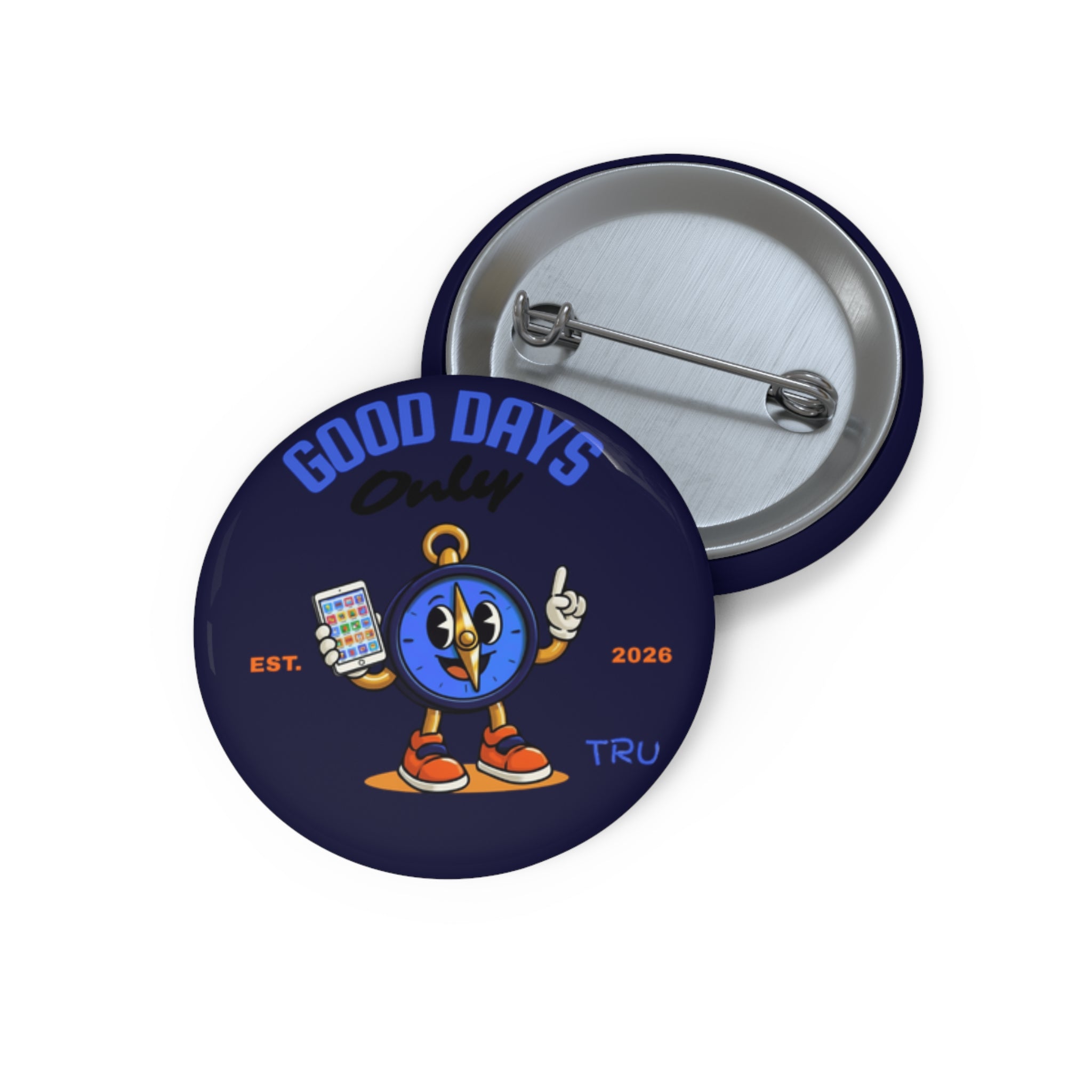 TRU Wired Differently Pin Button | Good Days Only AAC Nonverbal Pride Enamel Pin