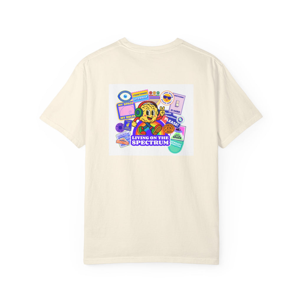 SPARK Wired Differently Shirt | Living On The Spectrum Pride Comfort Colors Tee