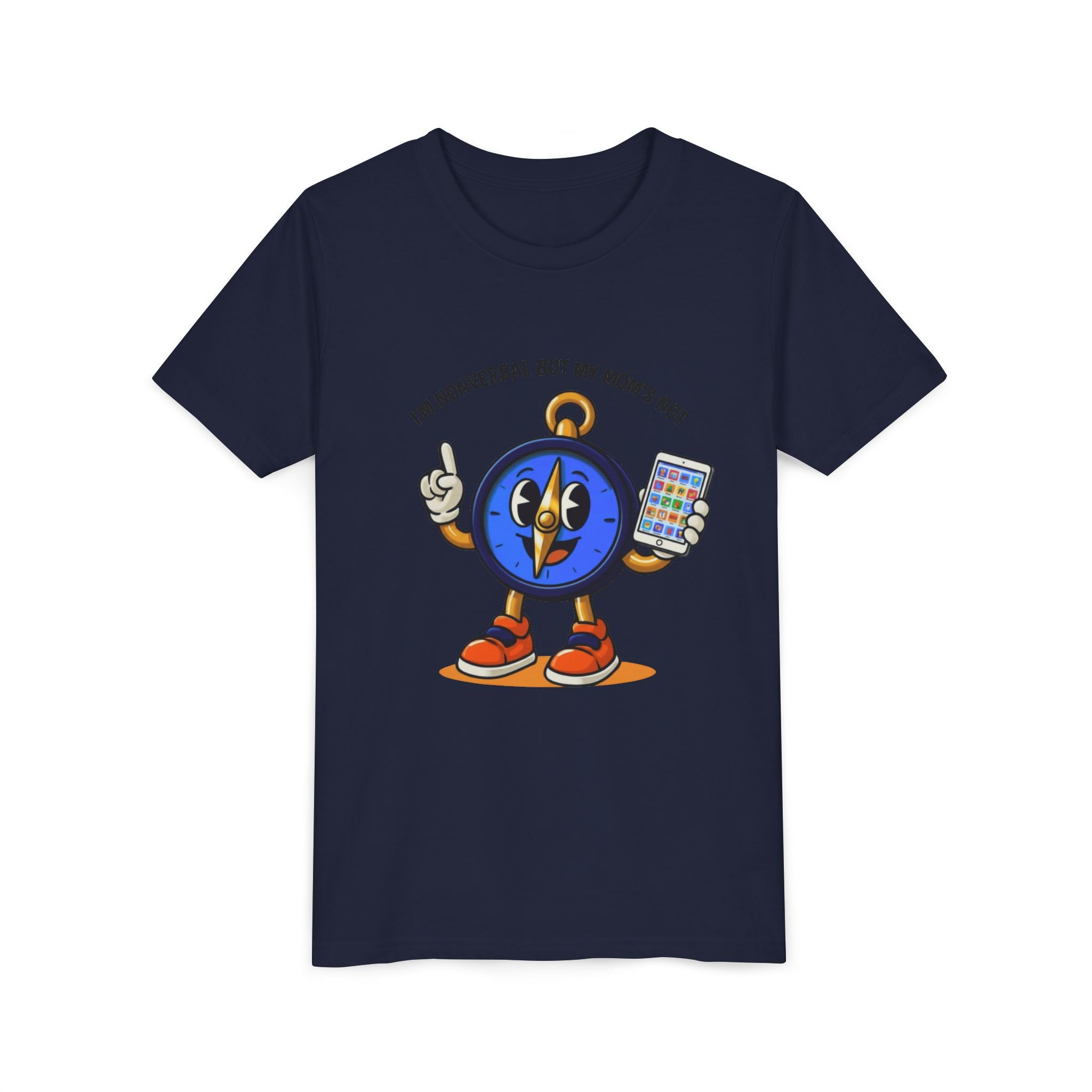TRU Wired Differently Kids Shirt | I'm Nonverbal But My Mom's Not Tagless Tee