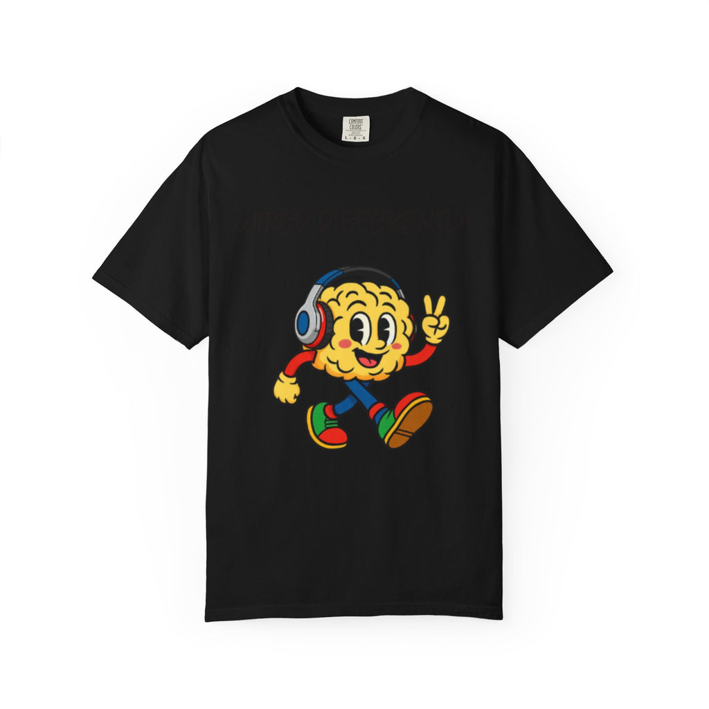 Wired Differently Shirt | SPARK the Mascot Tee | Pride Comfort Colors Unisex