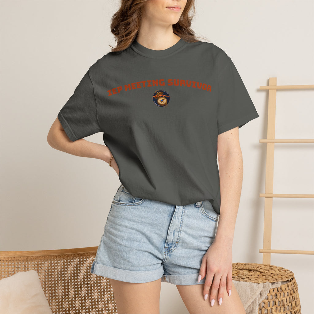 IEP Meeting Survivor Shirt | Funny Special Education Parent Comfort Colors Tee