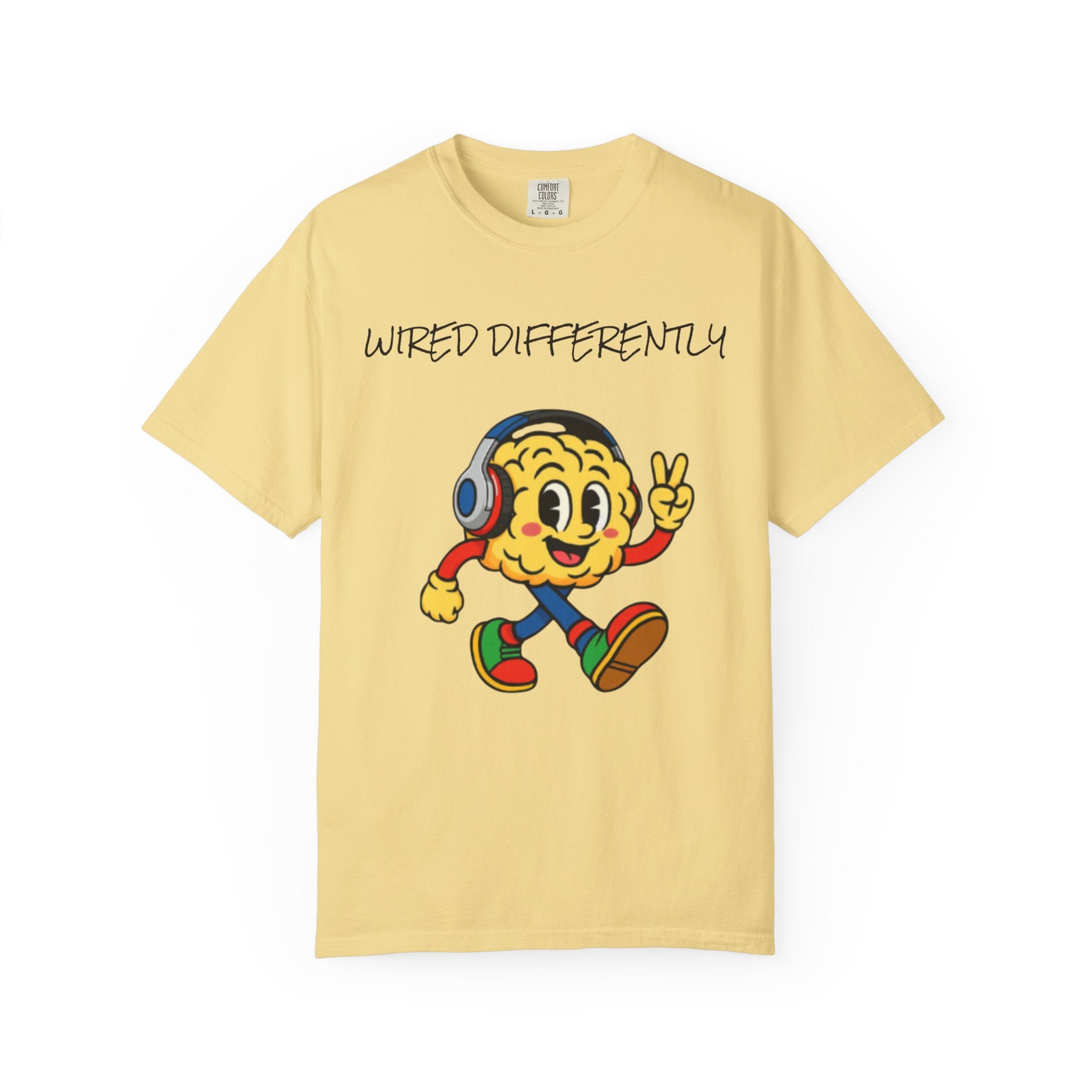 Wired Differently Shirt | SPARK the Mascot Tee | Pride Comfort Colors Unisex