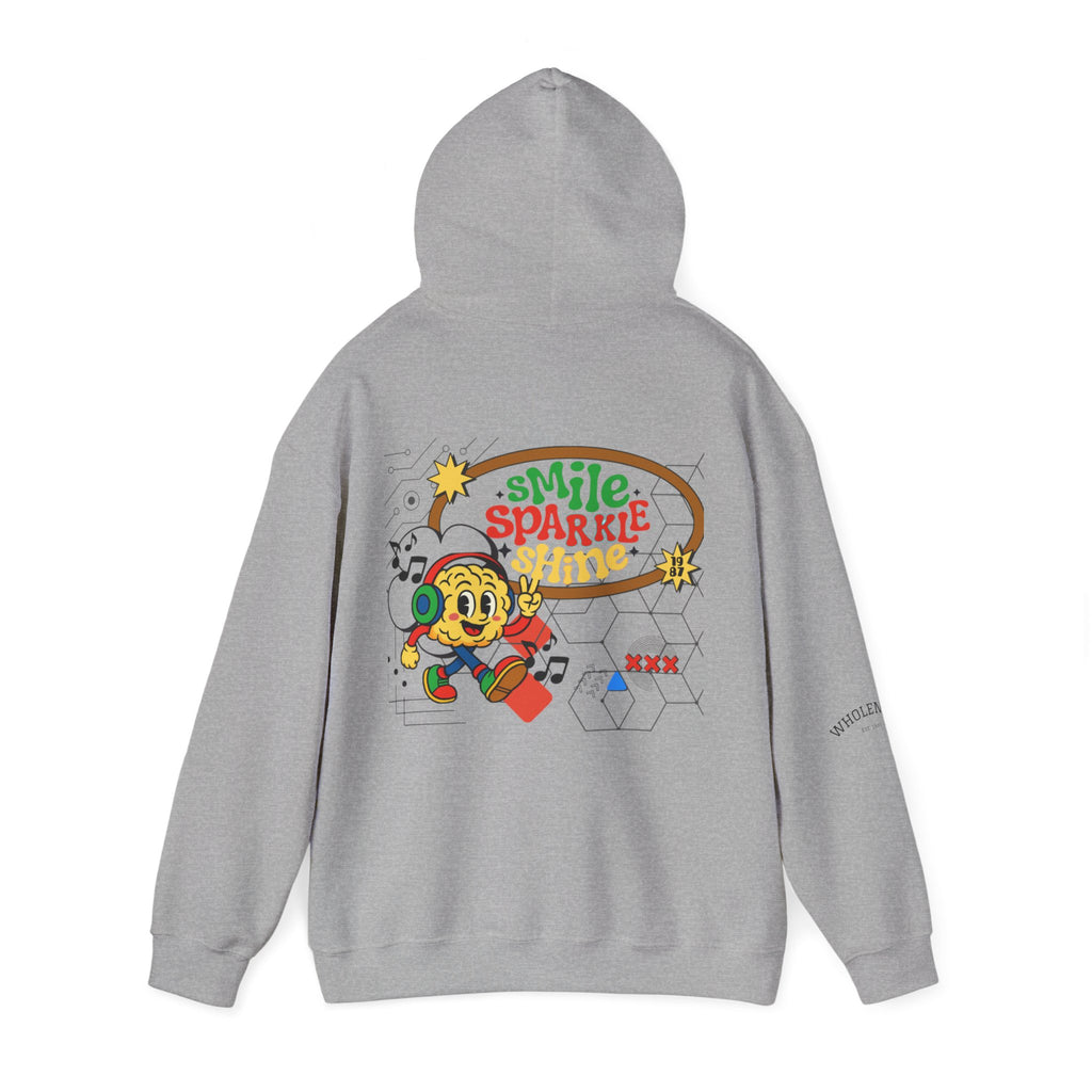 SPARK Wired Differently Hoodie | Smile Sparkle Shine Retro Sweatshirt