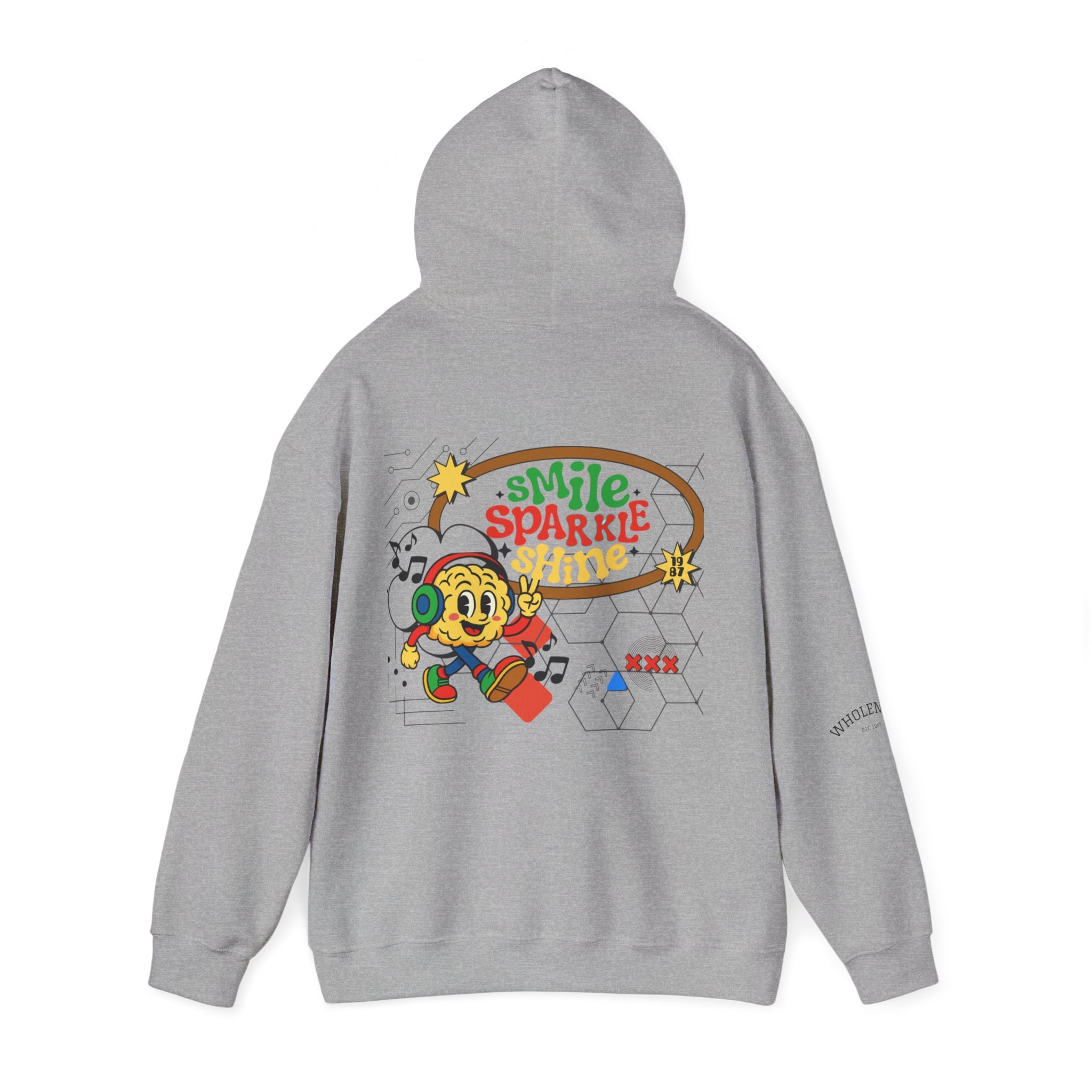SPARK Wired Differently Hoodie | Smile Sparkle Shine Retro Sweatshirt