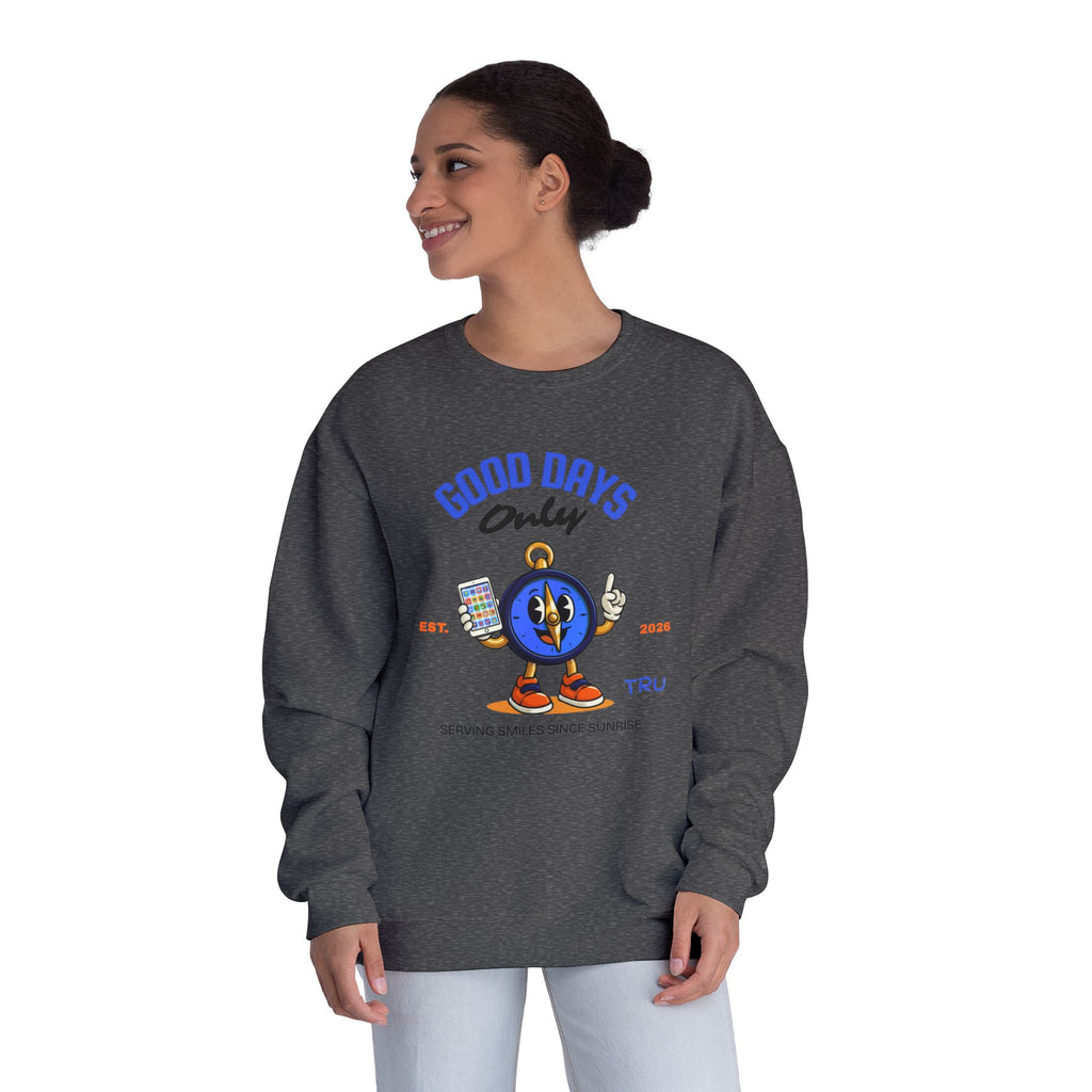 TRU Wired Differently Crewneck Sweatshirt | Good Days Only AAC Communication Design