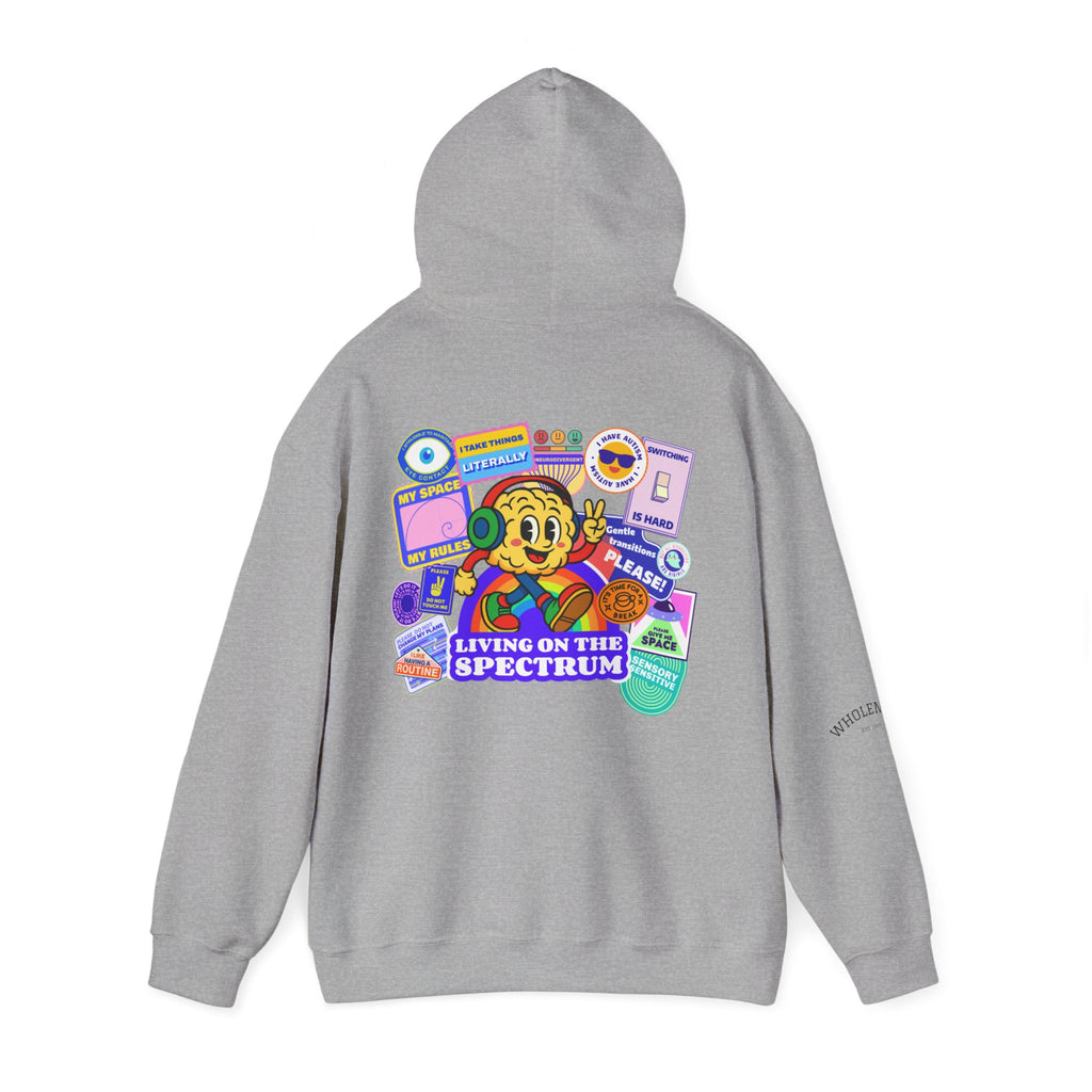 SPARK Wired Differently Hoodie | Living On The Spectrum Pride Sweatshirt