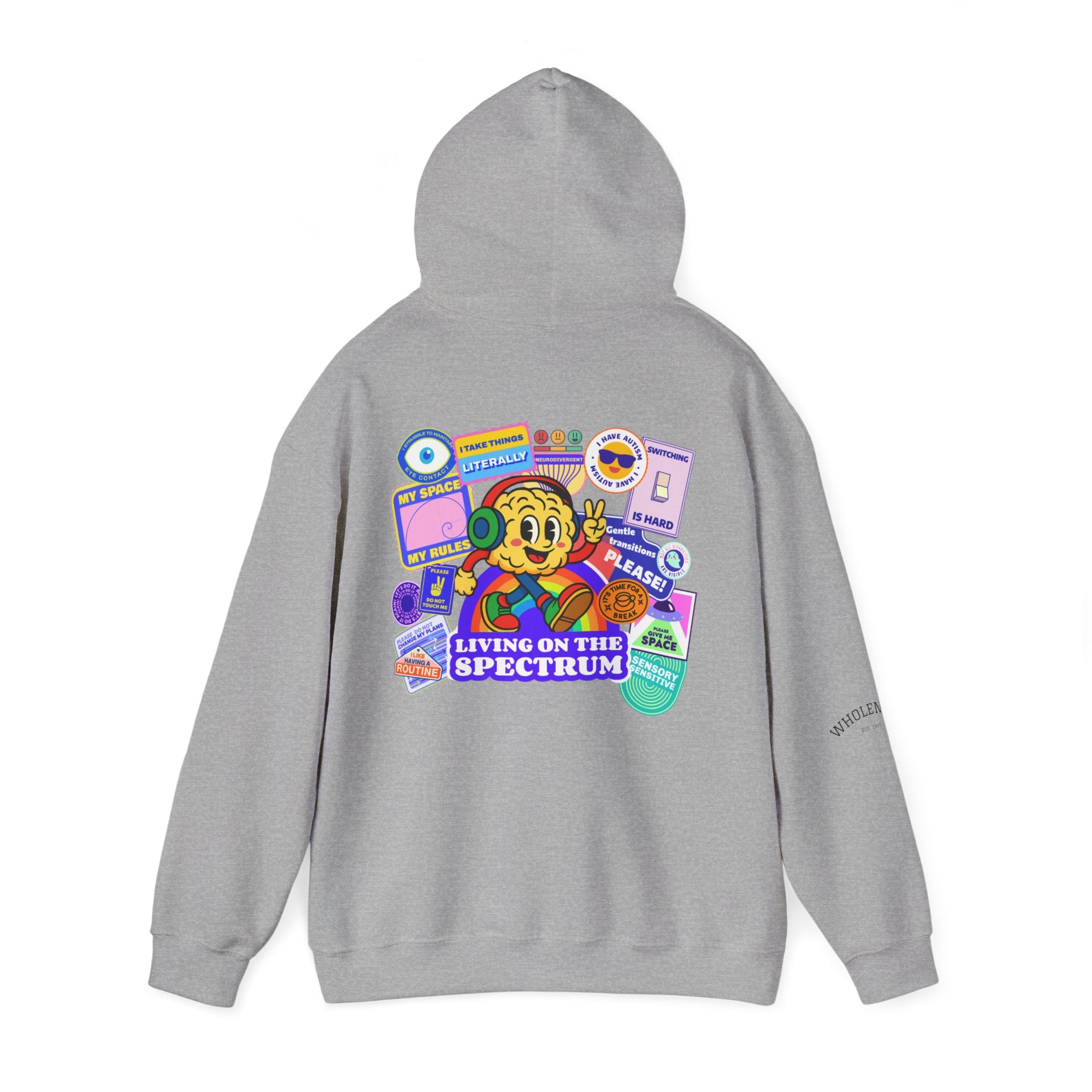 SPARK Wired Differently Hoodie | Living On The Spectrum Pride Sweatshirt