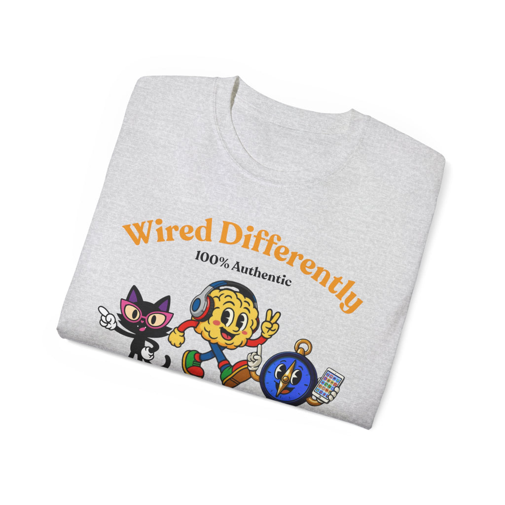 Wired Differently Group Tee | SPARK LUNA TRU Neurodivergent Pride Shirt