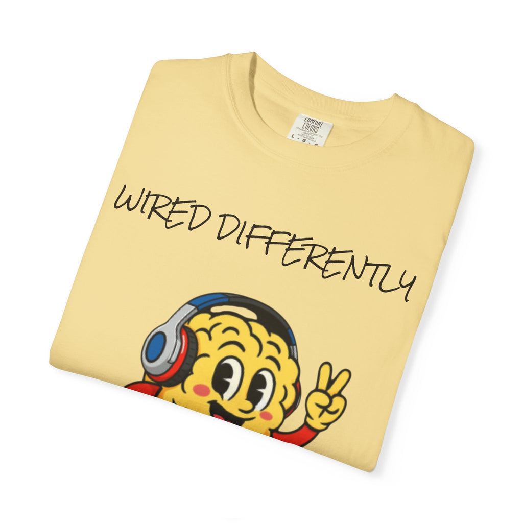 Wired Differently Shirt | SPARK the Mascot Tee | Pride Comfort Colors Unisex