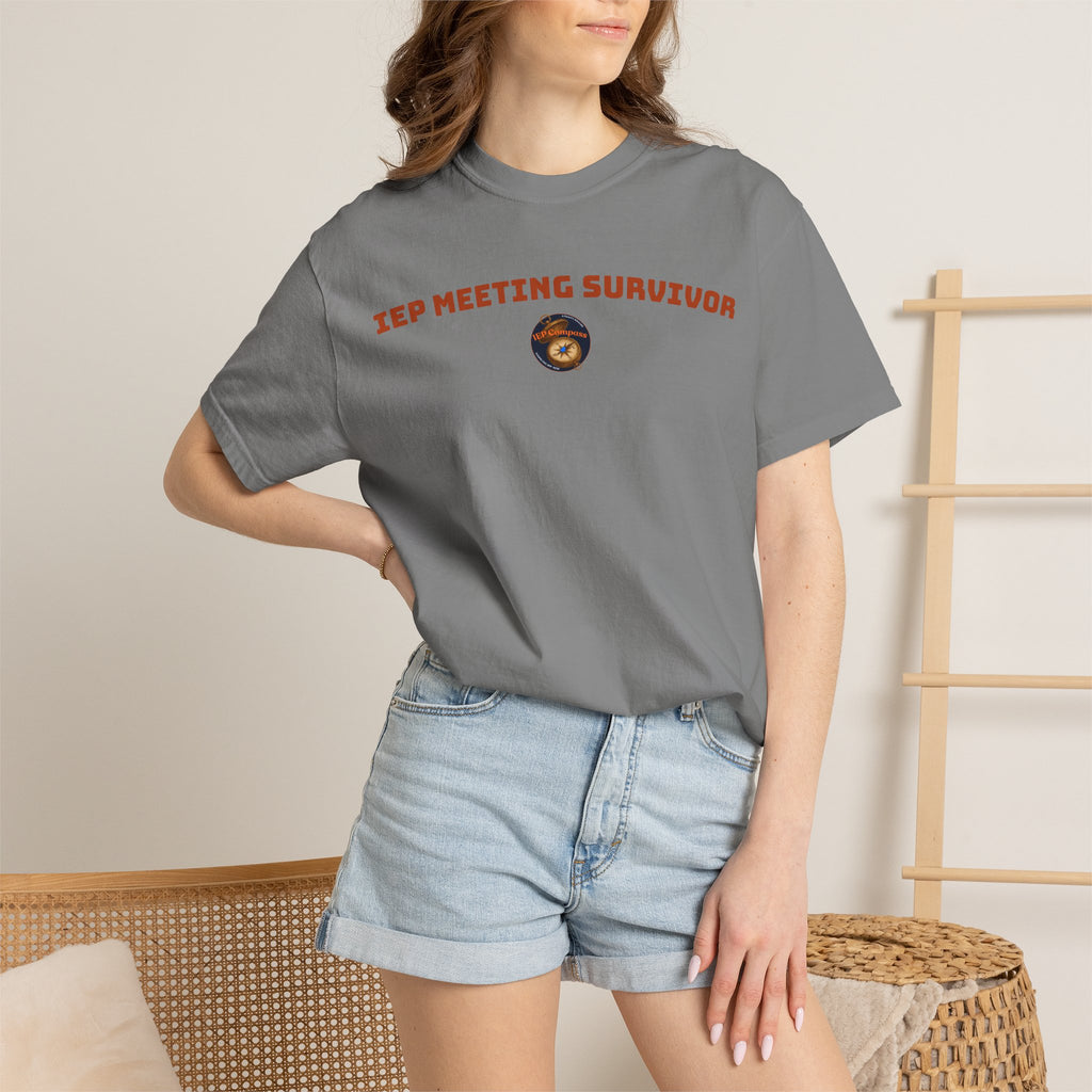 IEP Meeting Survivor Shirt | Funny Special Education Parent Comfort Colors Tee