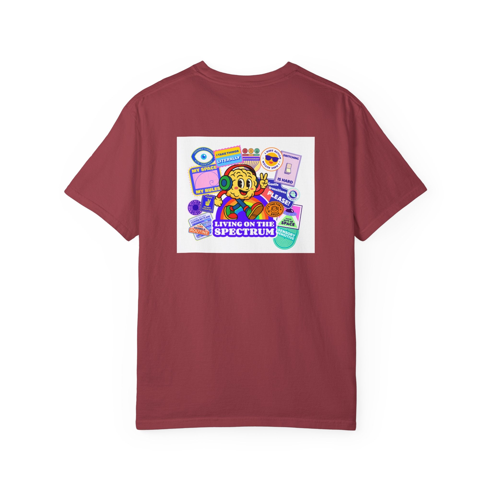 SPARK Wired Differently Shirt | Living On The Spectrum Pride Comfort Colors Tee