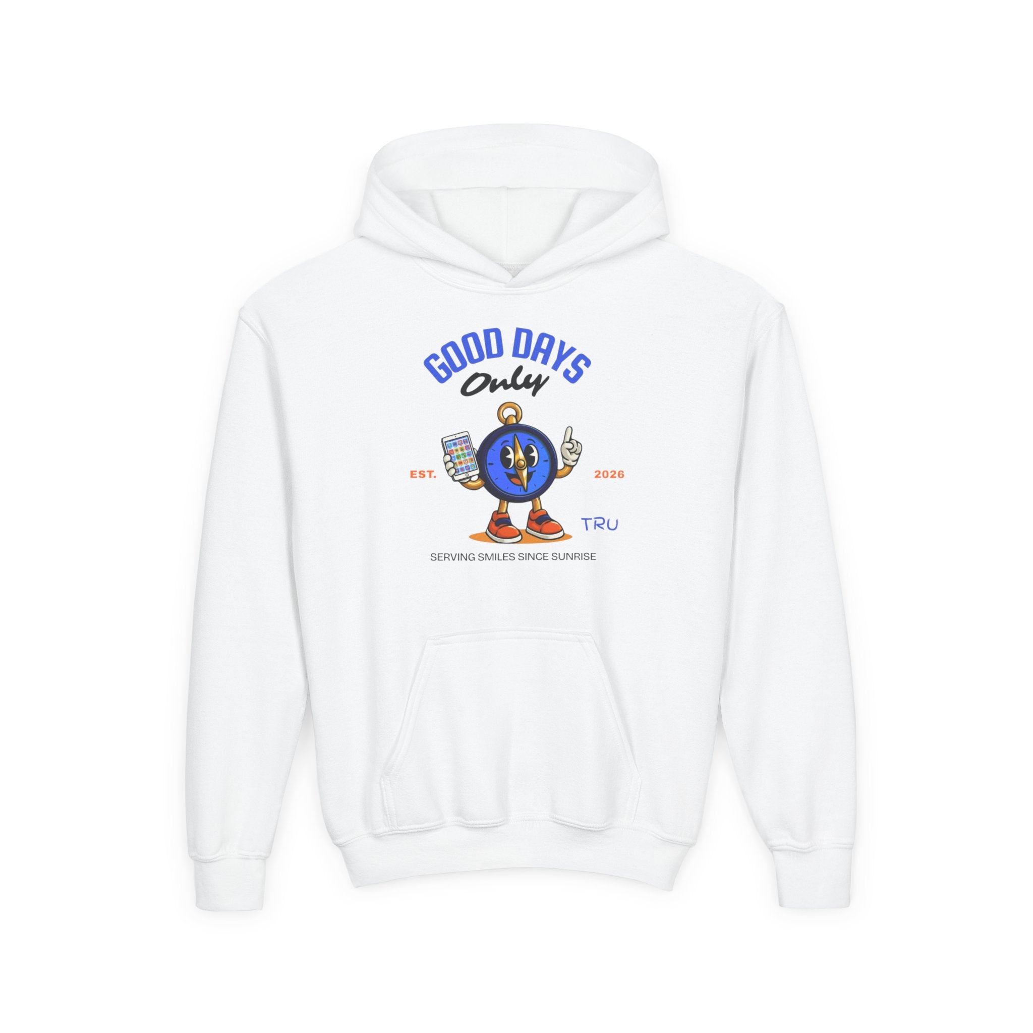 TRU Wired Differently Youth Hoodie | Good Days Only AAC Communication Sweatshirt