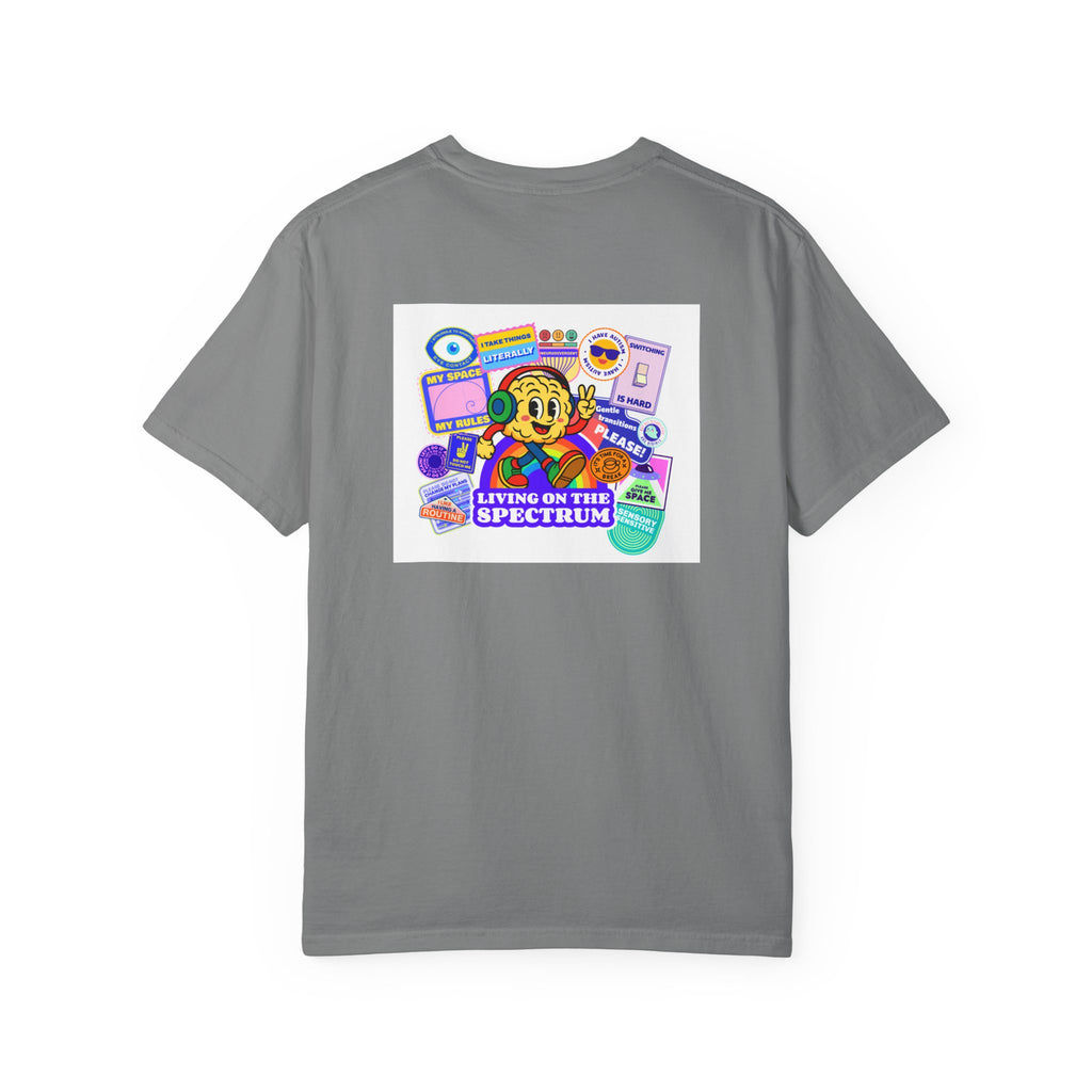 SPARK Wired Differently Shirt | Living On The Spectrum Pride Comfort Colors Tee